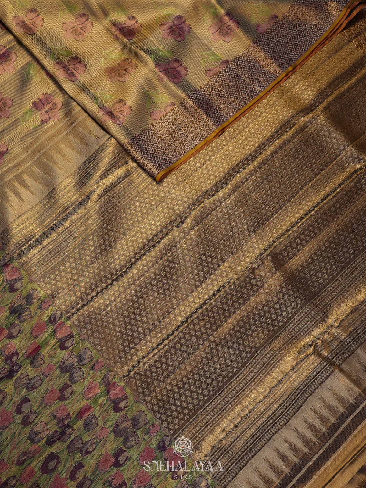 Green Kanjivaram Silk Saree