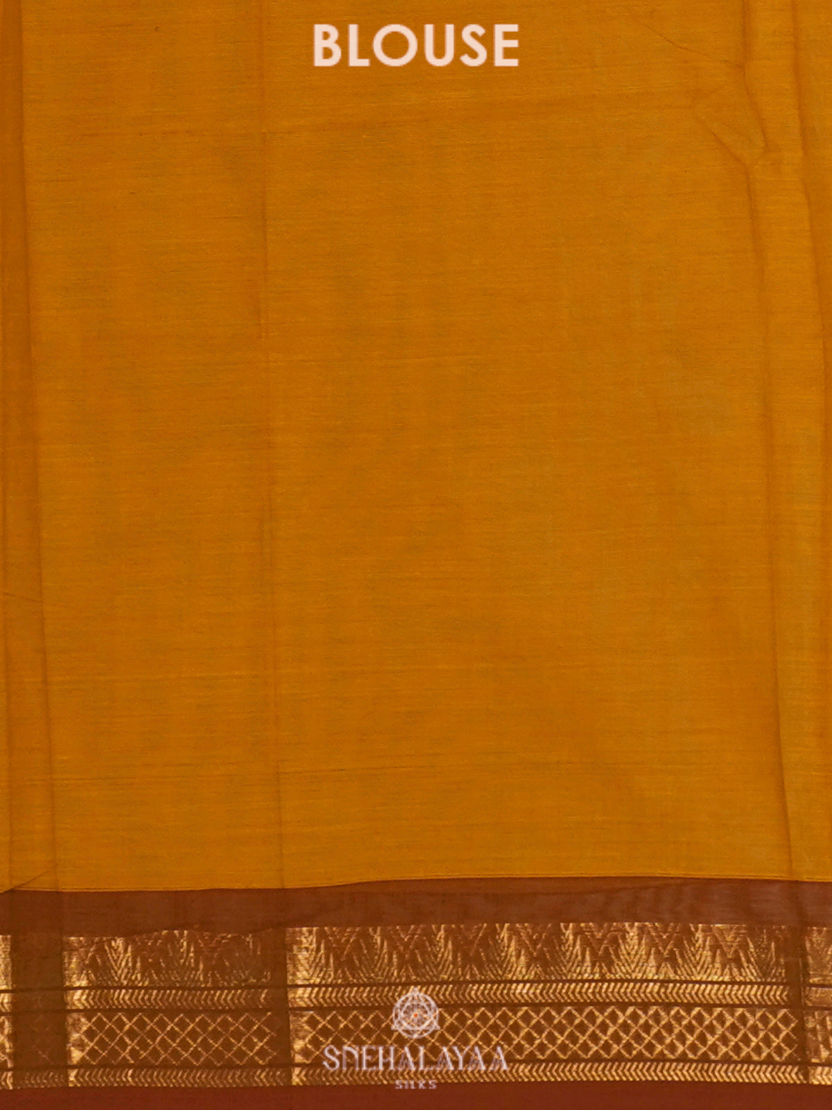 Mustard Yellow Kanchi Cotton Saree