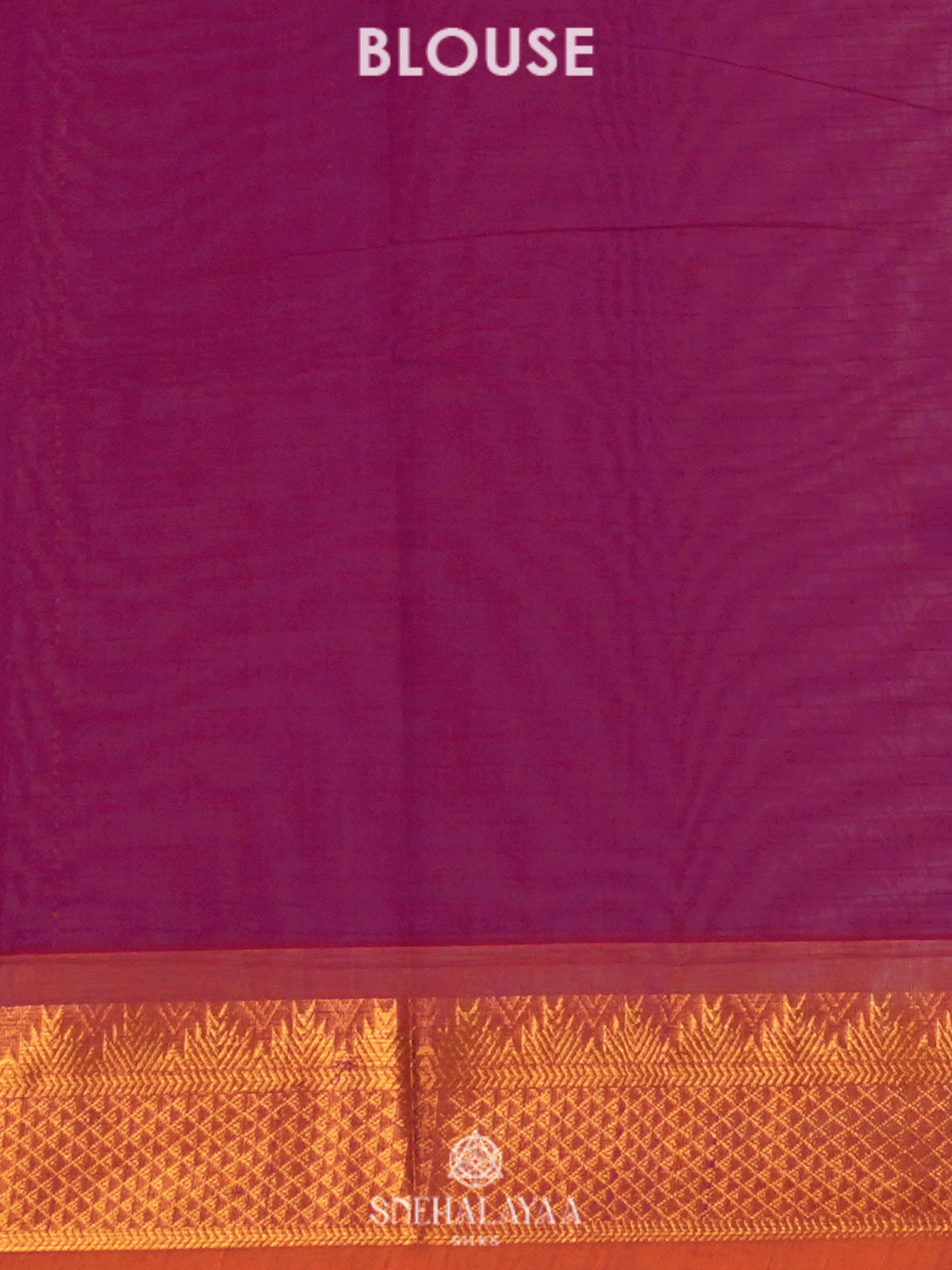 Magenta Kanchi Cotton Saree