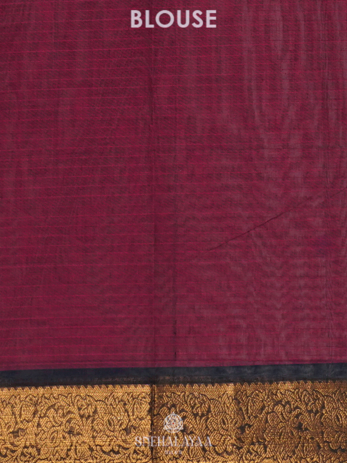 Magenta Kanchi Cotton Saree