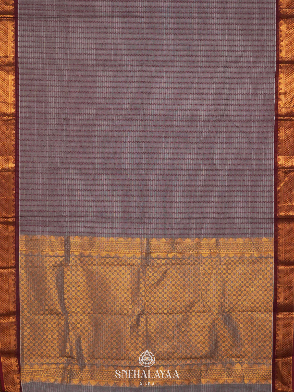 Grey Kanchi Cotton Saree
