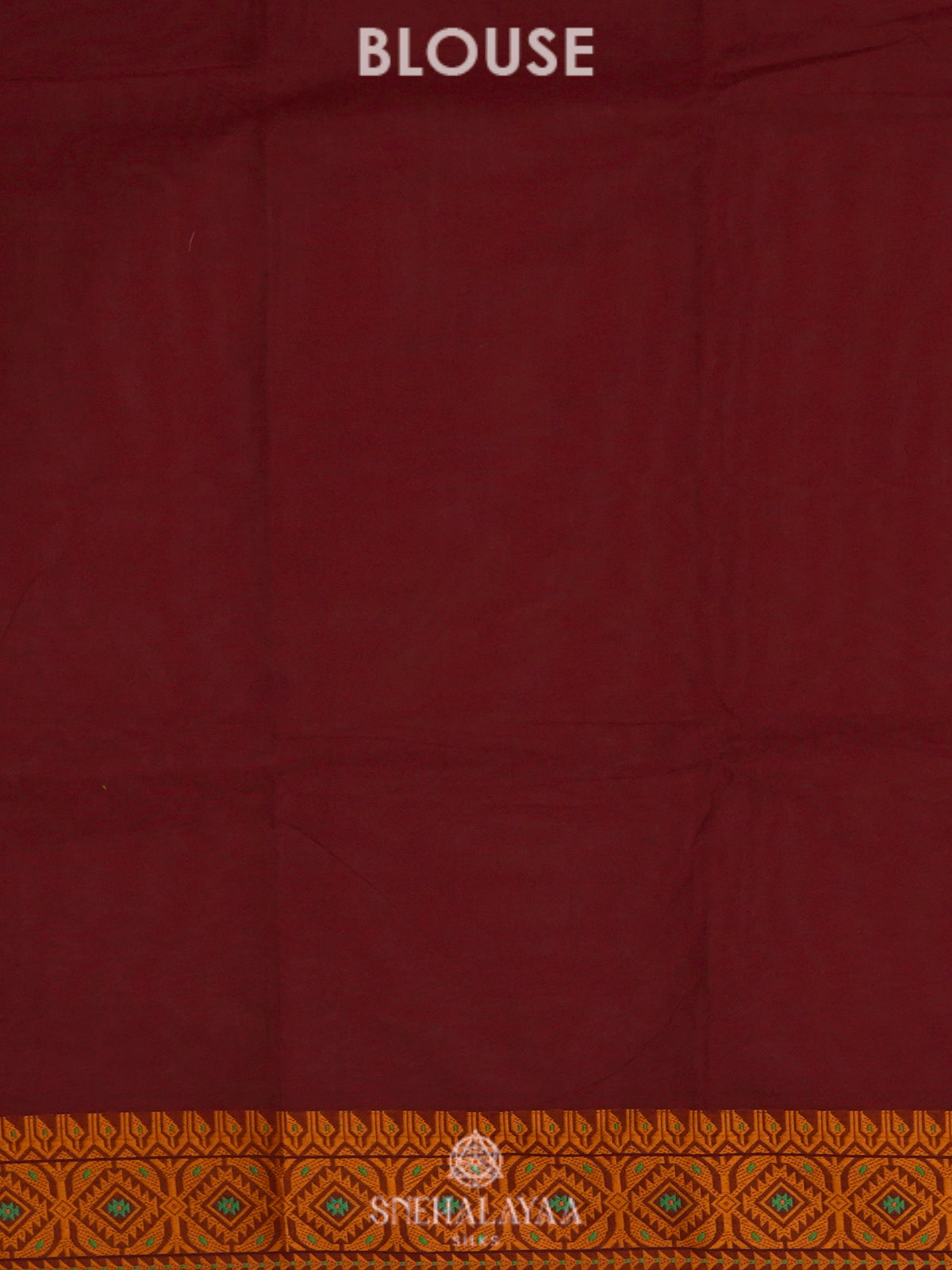 Maroon Kanchi Cotton Saree