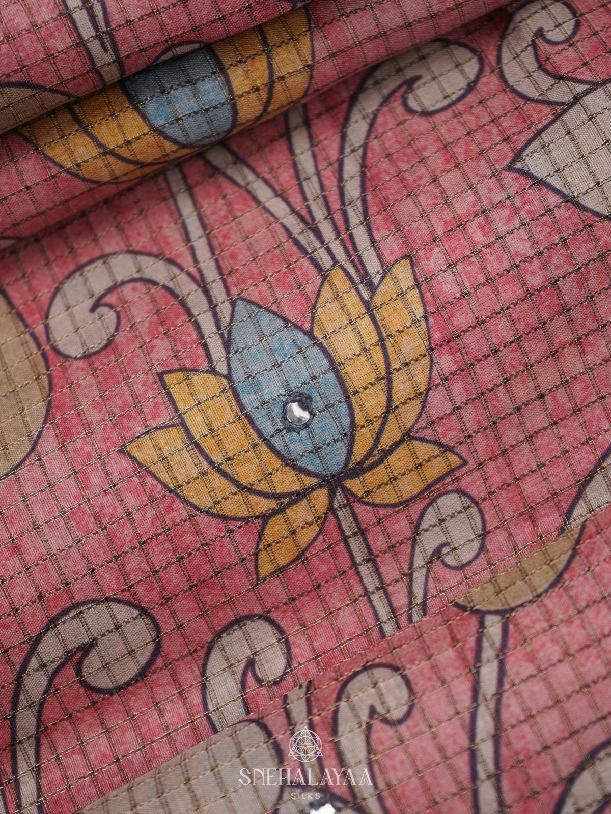 Maroon Tussar Saree