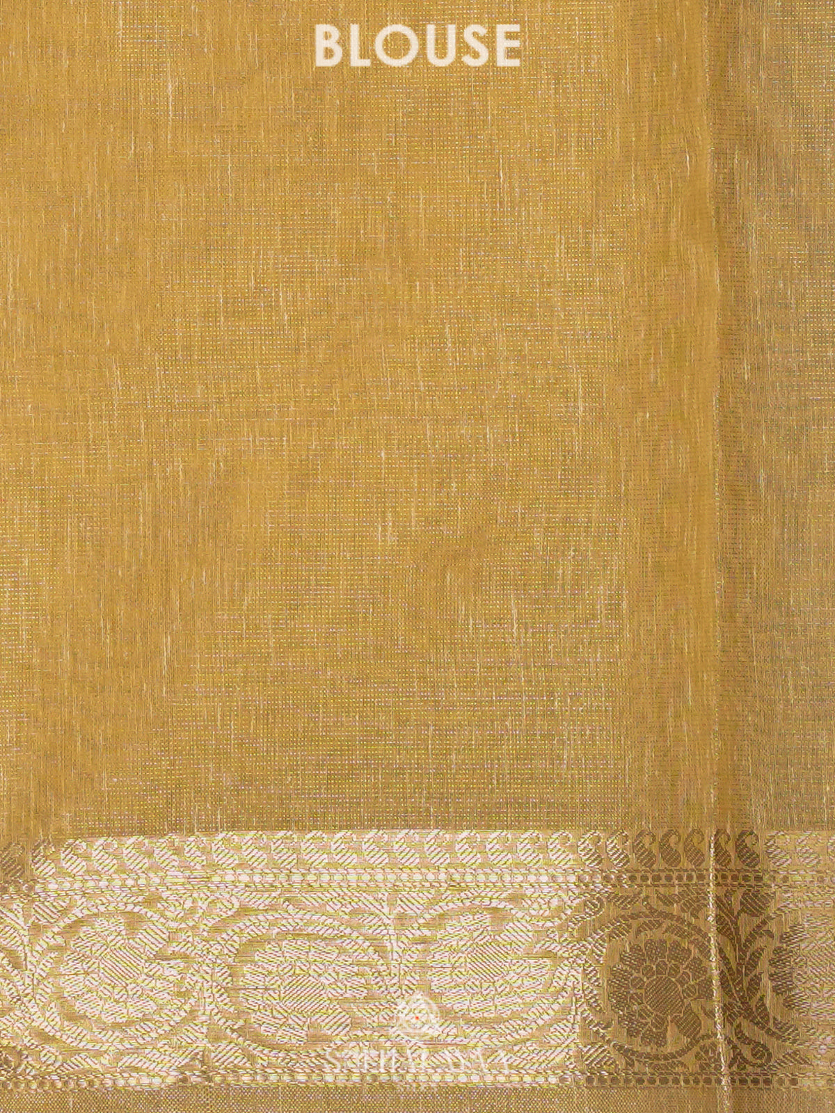 Mango Yellow Linen Cotton Saree