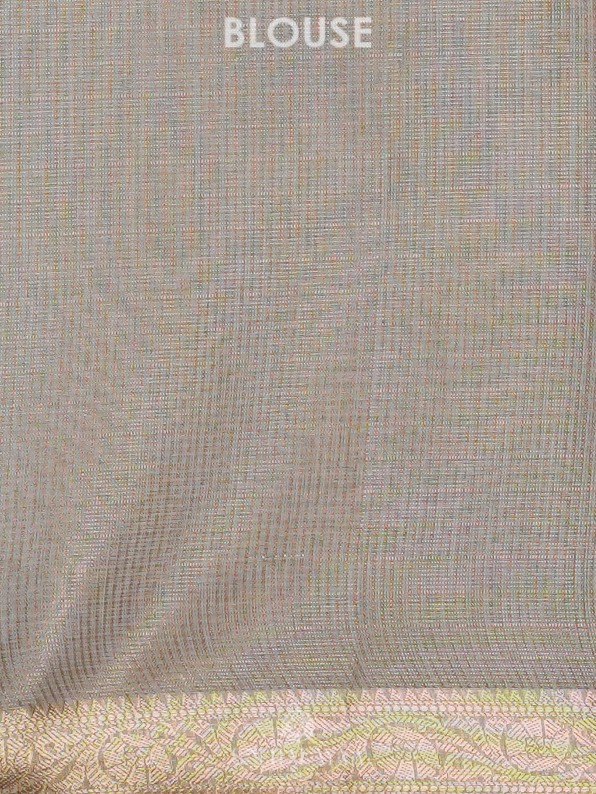 Pale Blue Linen Cotton Saree