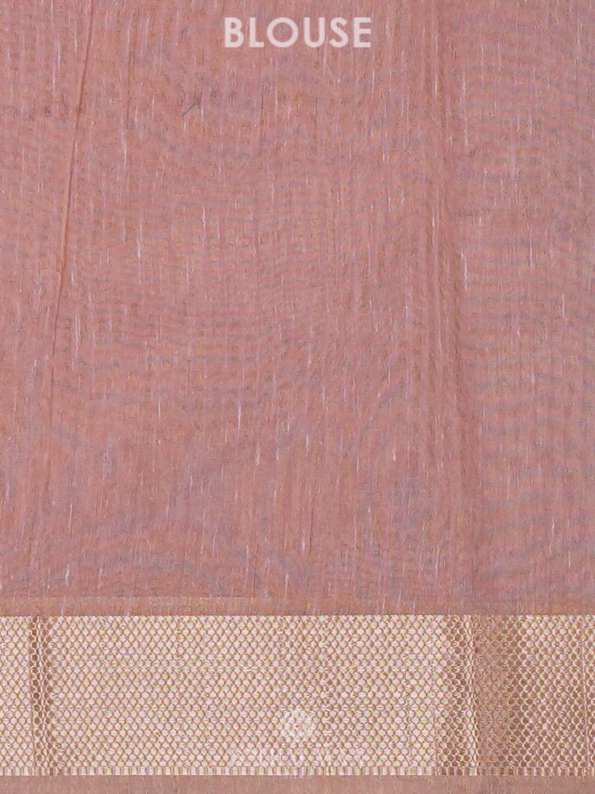 Pink Linen Cotton Saree