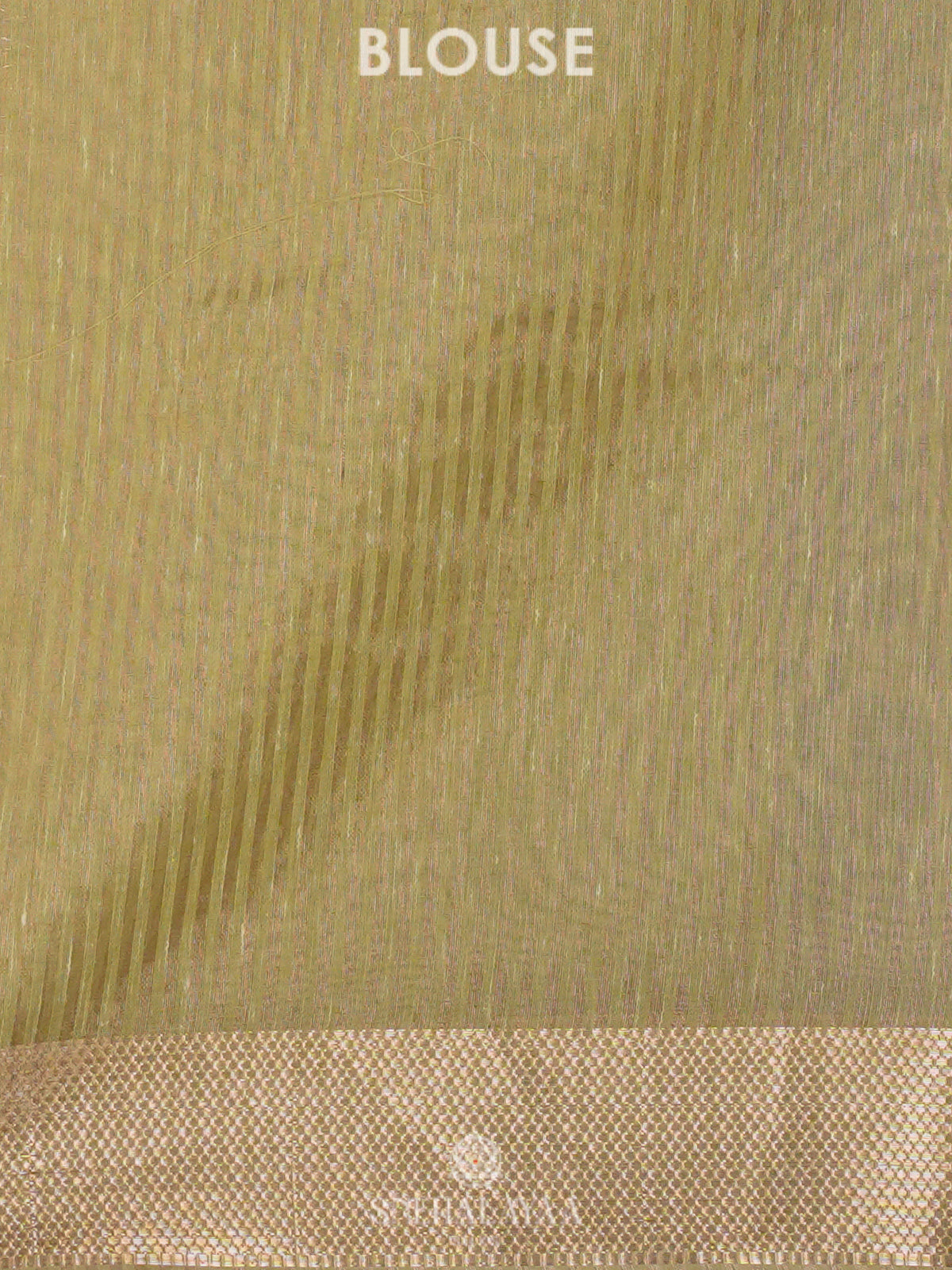 Yellow Linen Cotton Saree