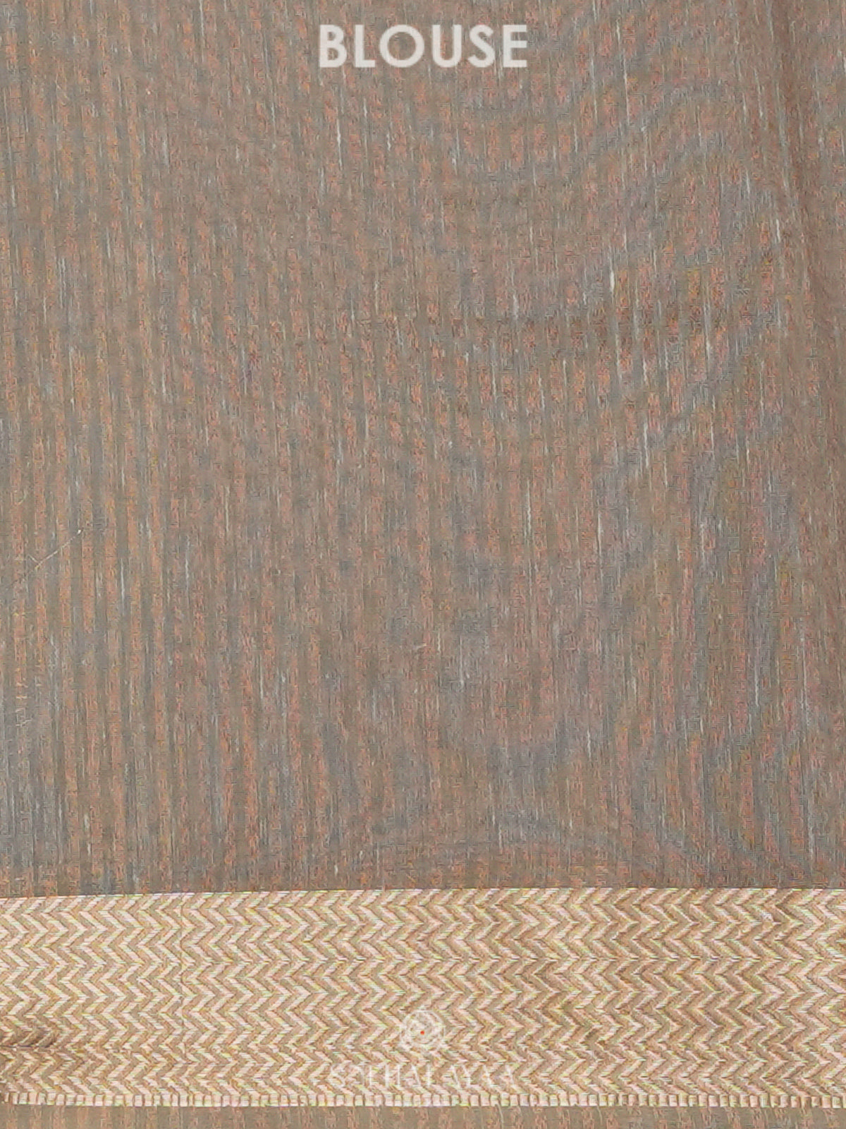 Brown Linen Cotton Saree