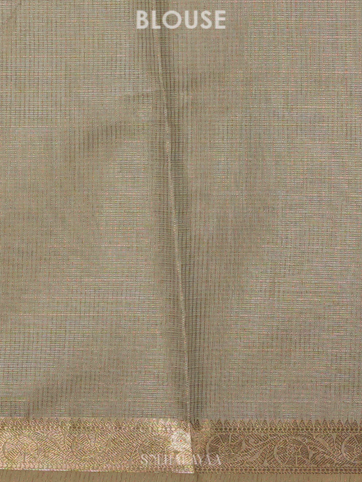 Green Linen Cotton Saree