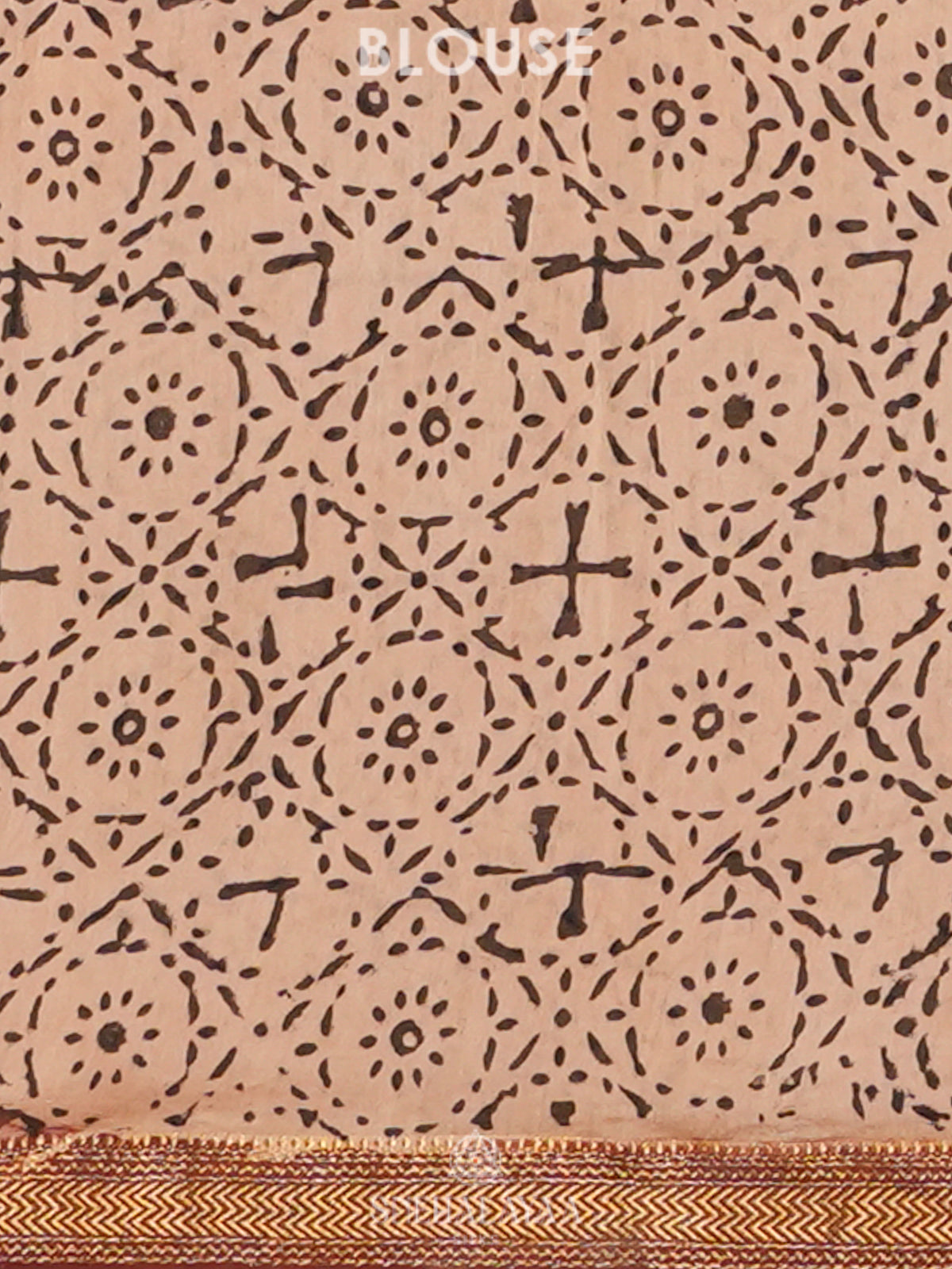 Maroon Chanderi Saree