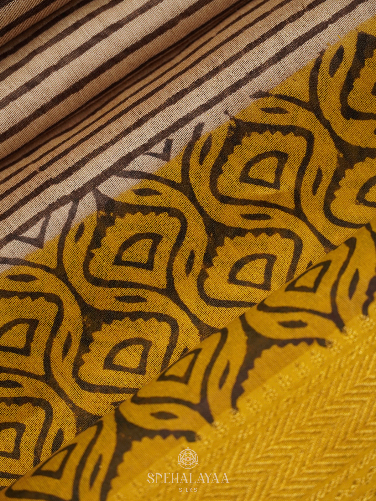 Grey Chanderi Saree