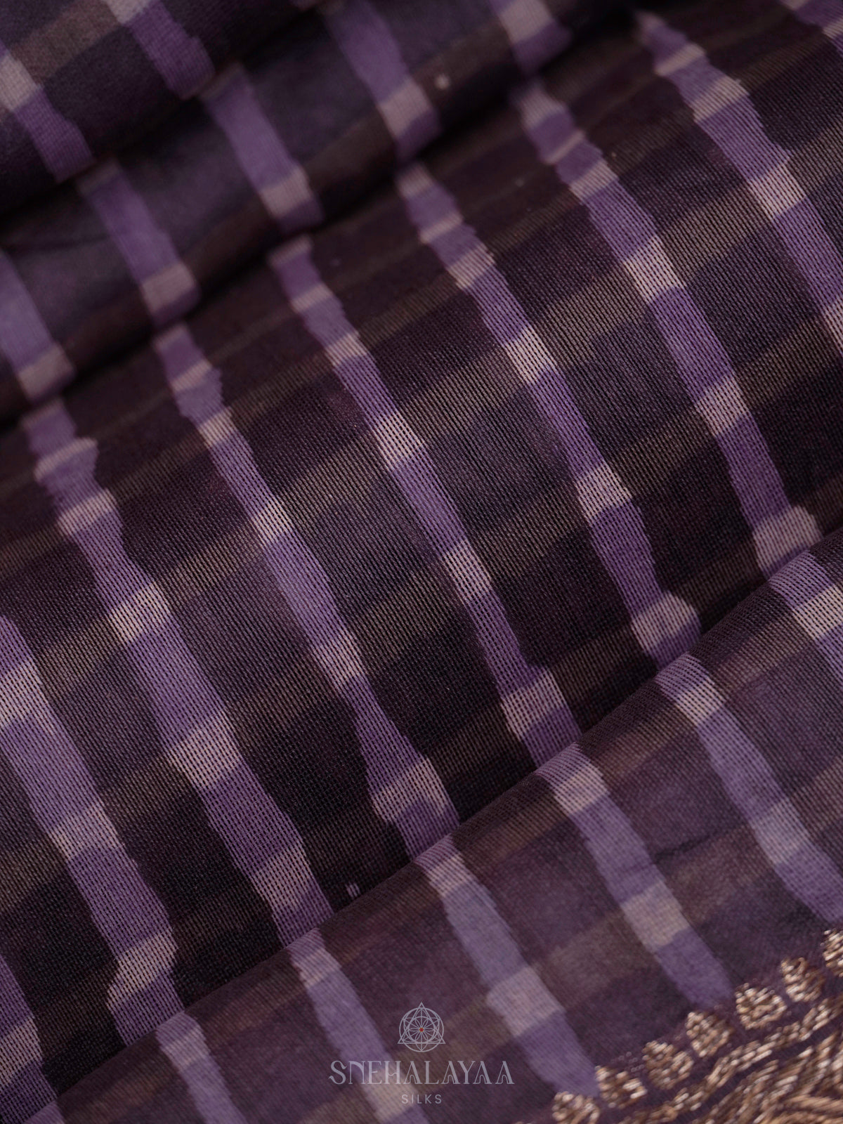 Purple Chanderi Saree