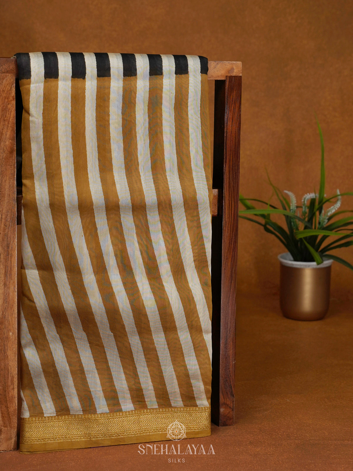 Multicolour Chanderi Saree