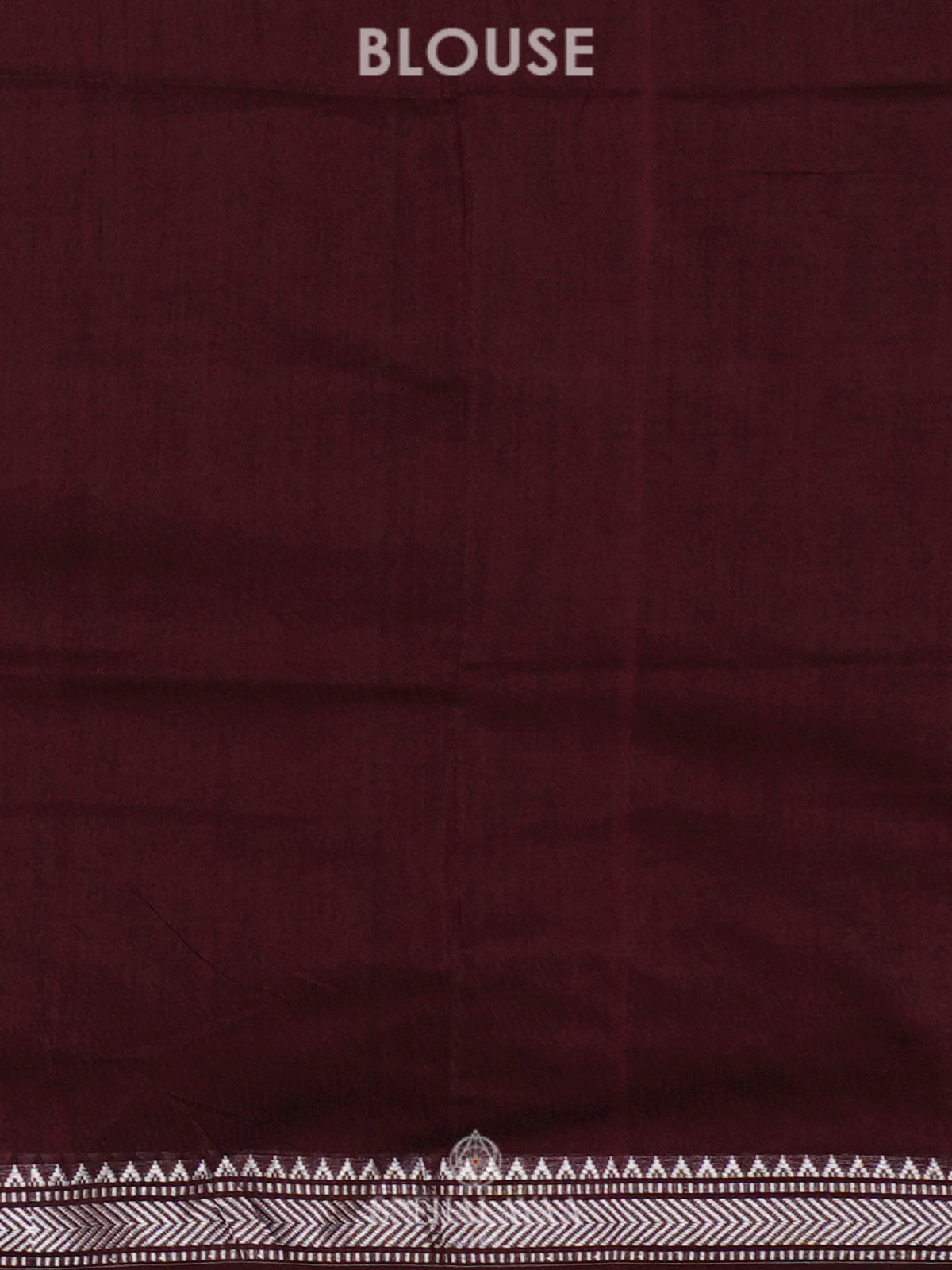 Maroon Linen Cotton Saree
