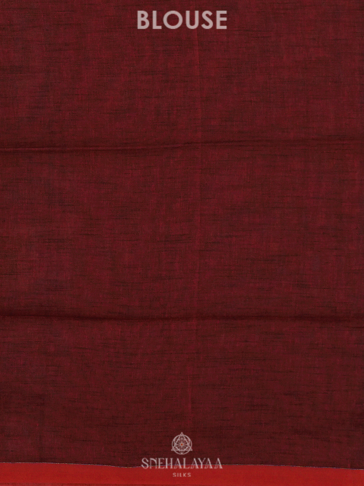 Maroon Linen Cotton Saree