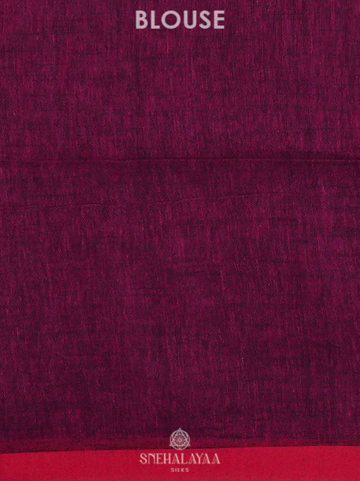 Magenta Linen Cotton Saree