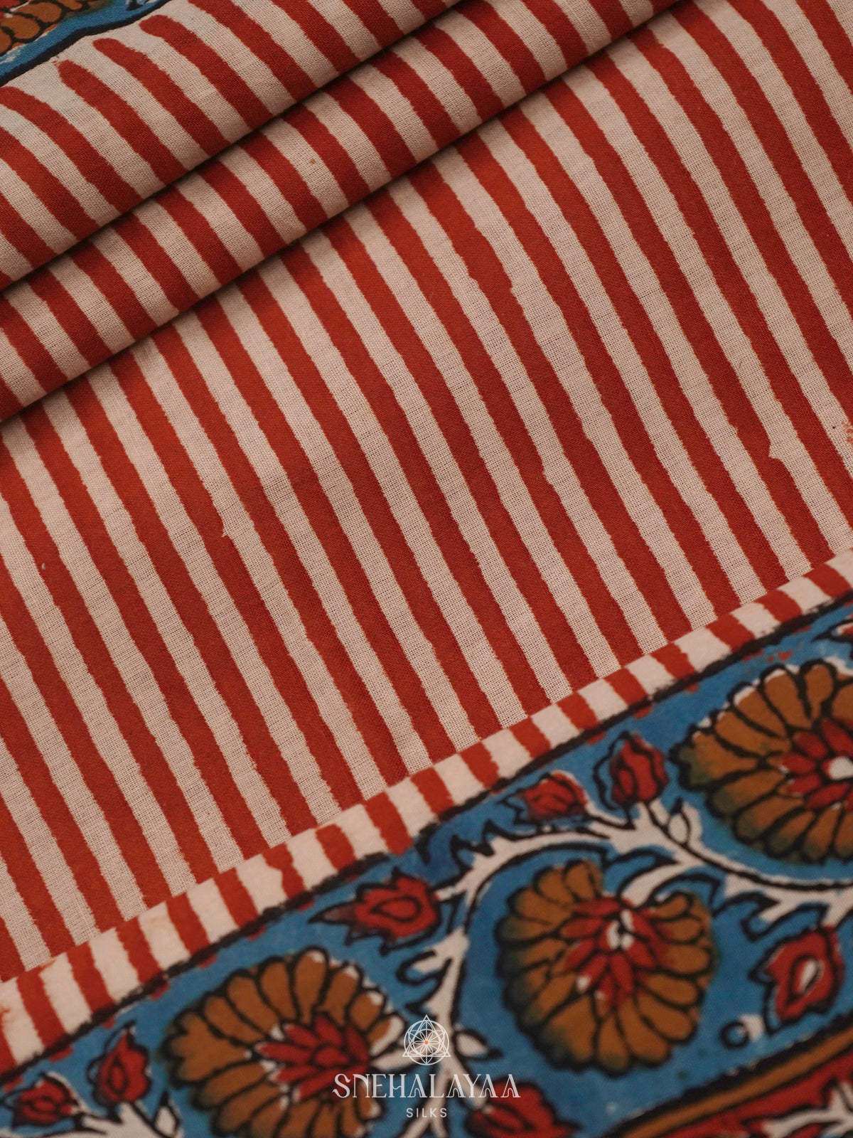 Off White Jaipur Cotton Saree