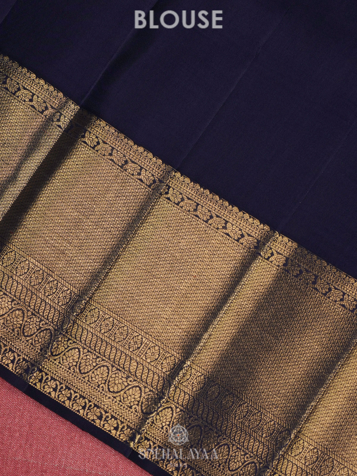 Orange Kanjivaram Silk Saree