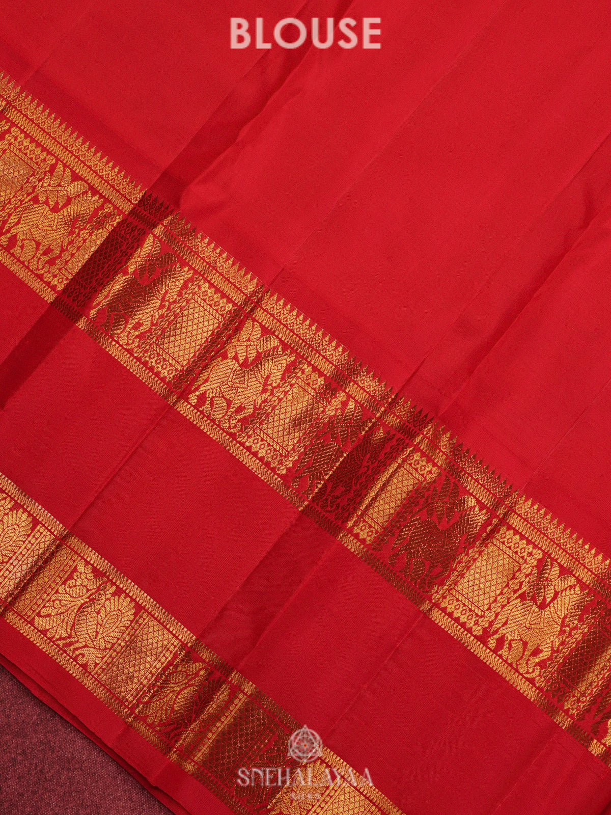 Cream Kanjivaram Silk Saree