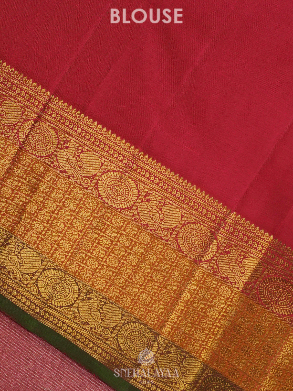 Yellow Kanjivaram Silk Saree