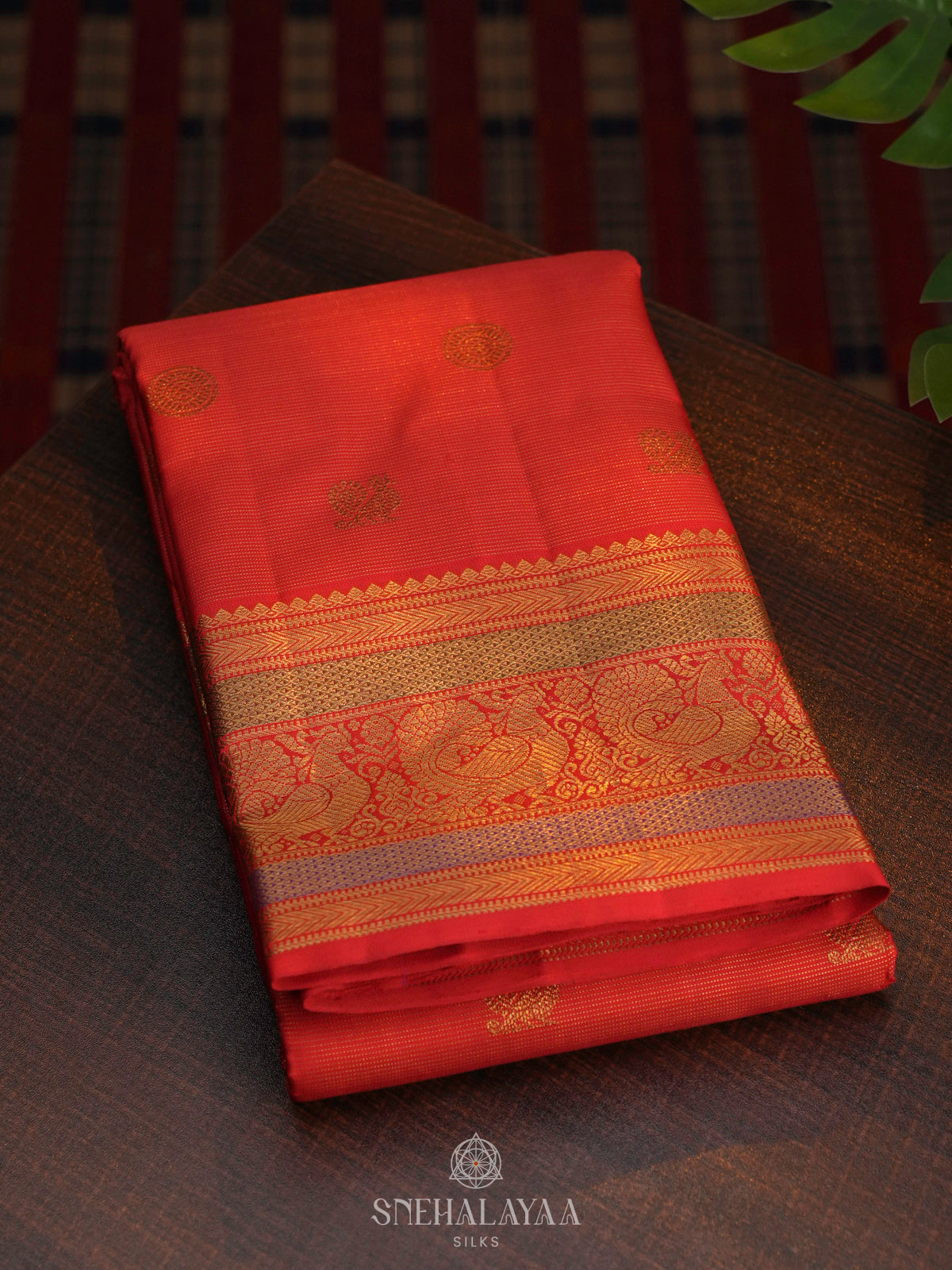 Red Kanjivaram Silk Saree
