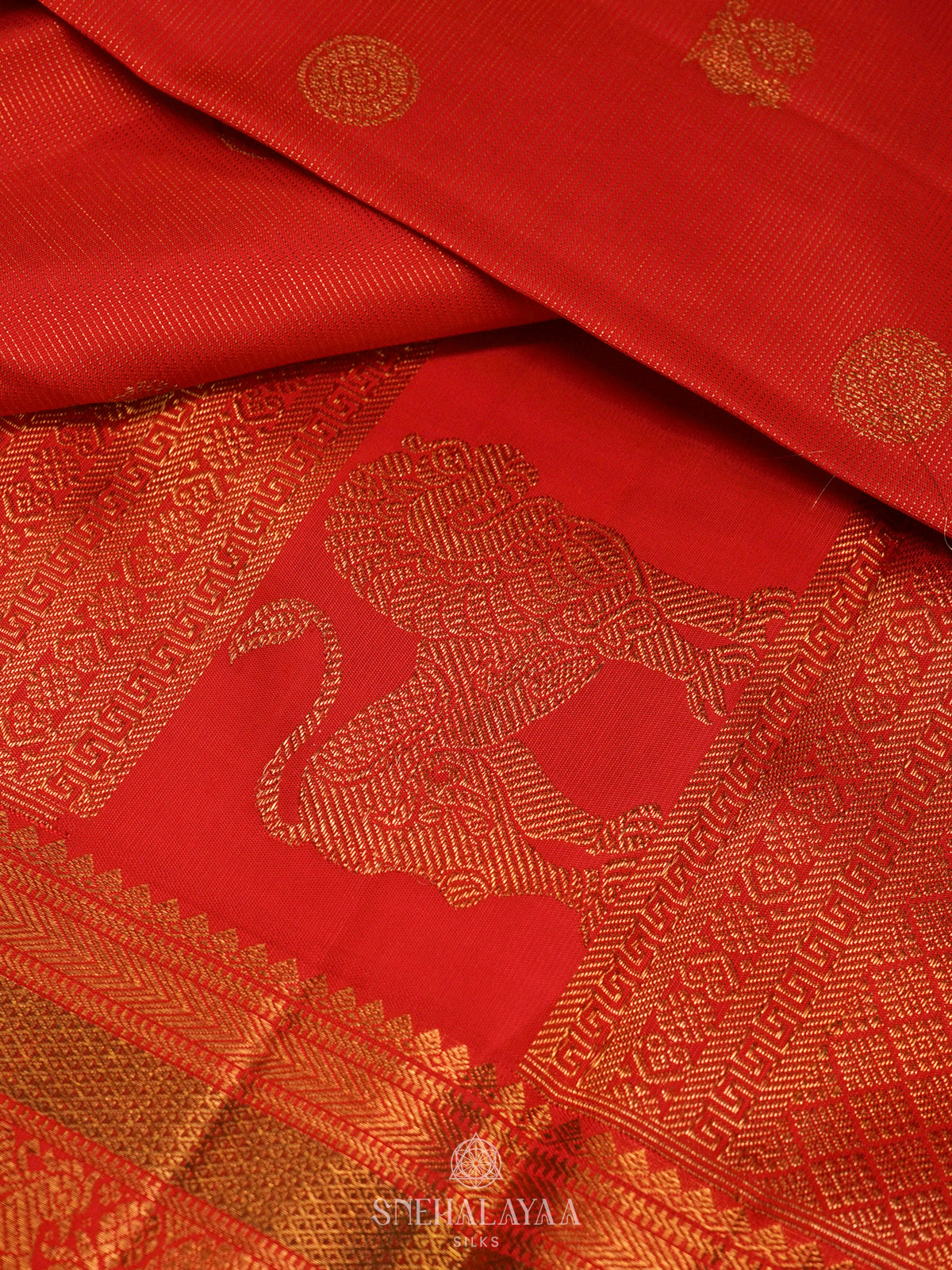 Red Kanjivaram Silk Saree