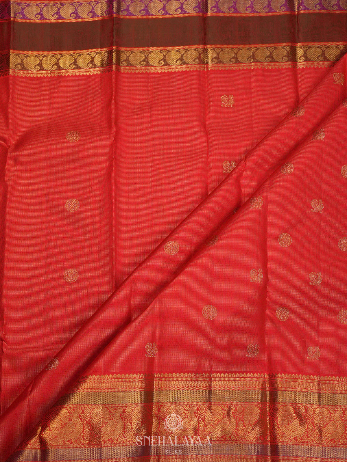 Red Kanjivaram Silk Saree