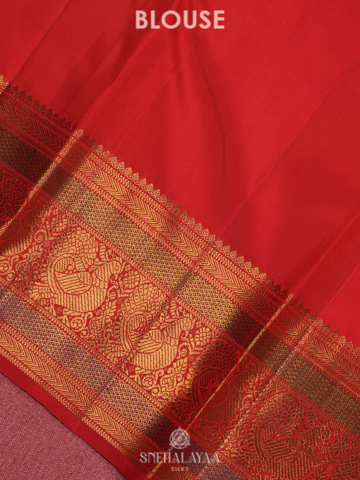 Red Kanjivaram Silk Saree