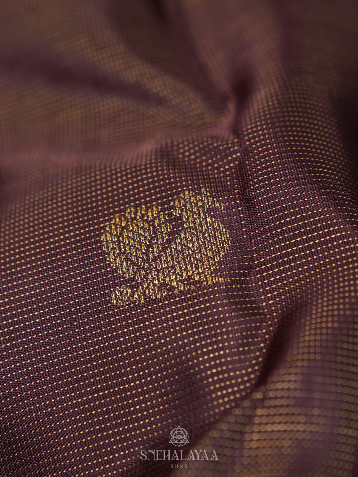 Burgundy Kanjivaram Silk Saree