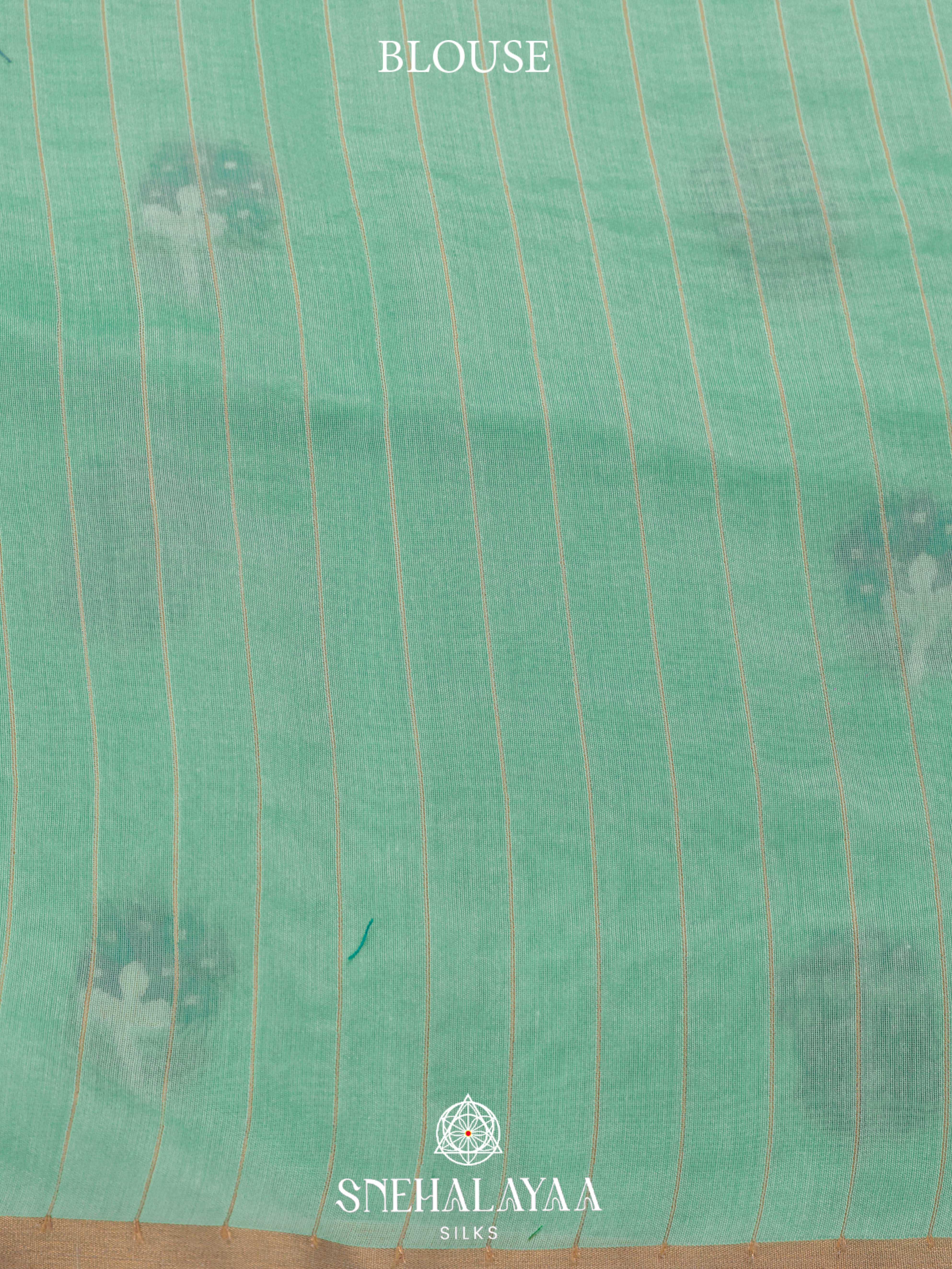 Teal Green Munga Cotton Saree