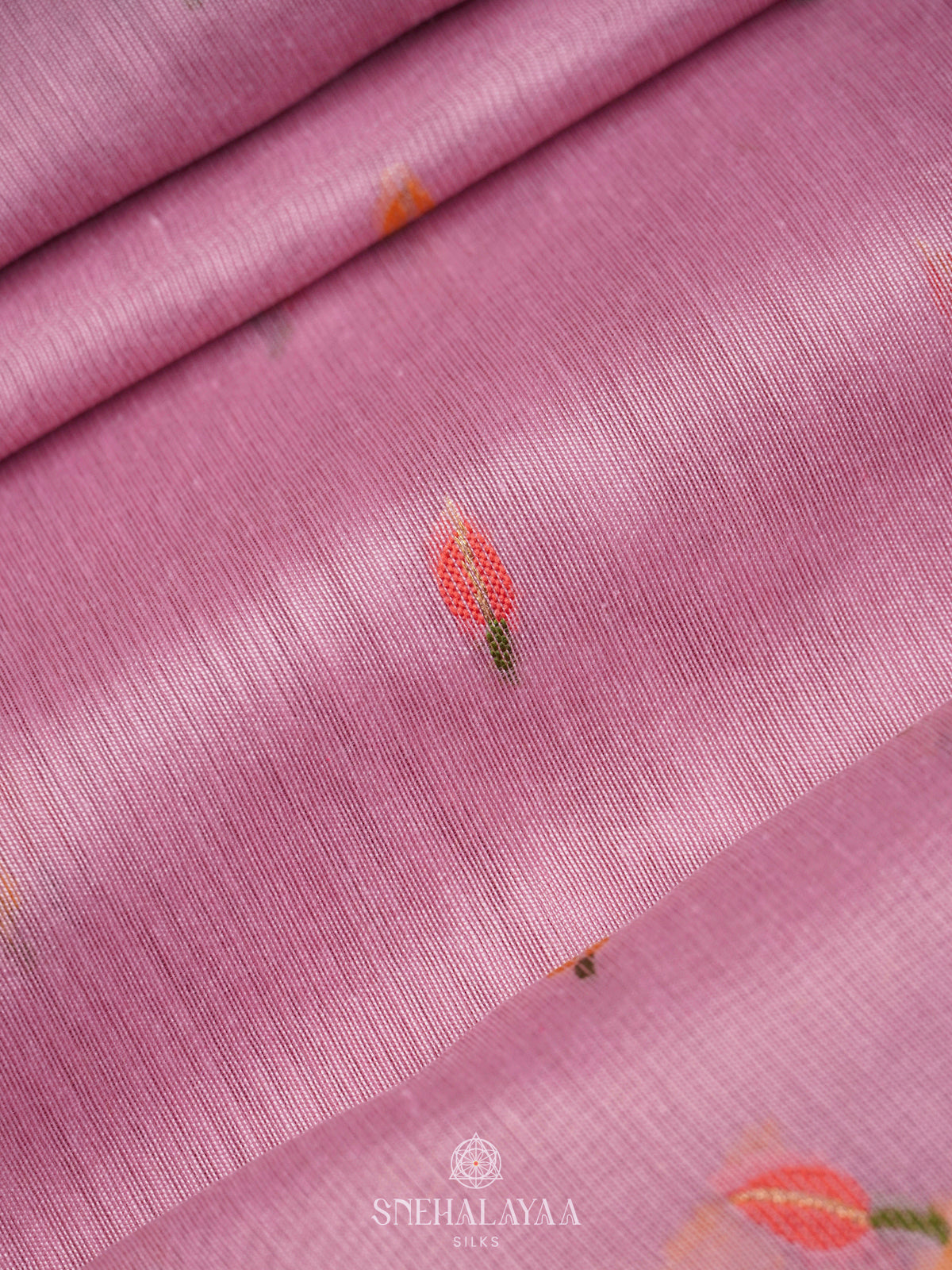 Lilac Munga Cotton Saree