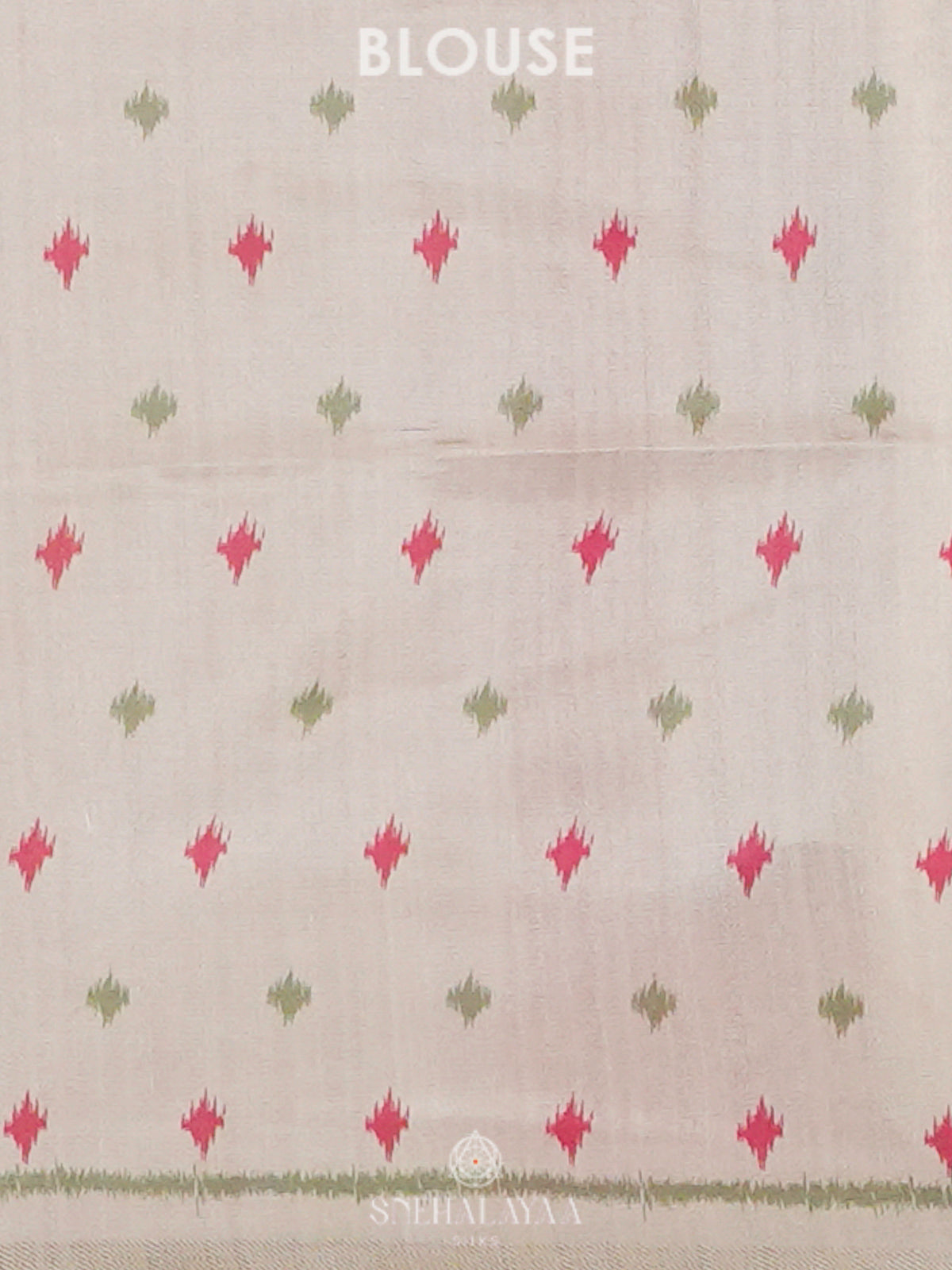Coral Pink Dola Saree