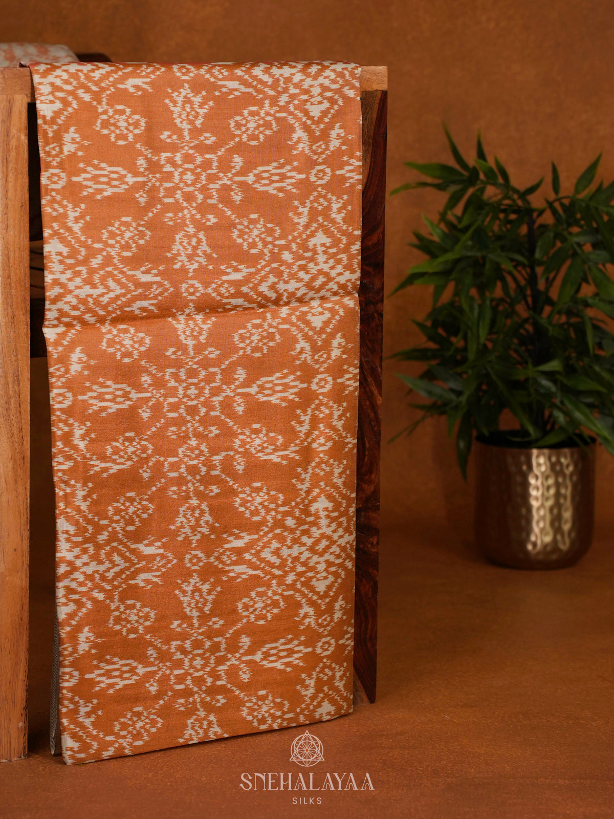 Orange Dola Saree