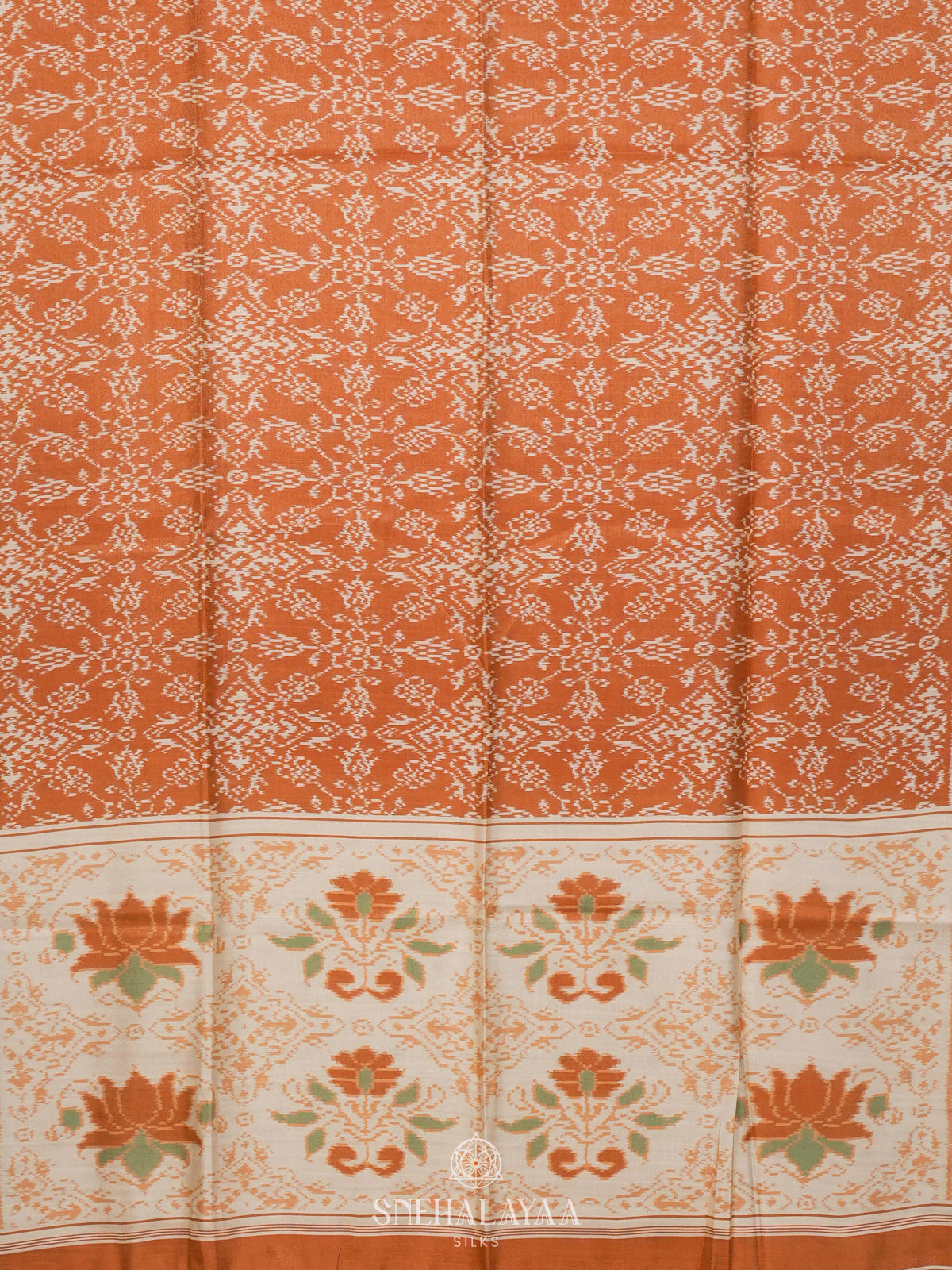 Orange Dola Saree