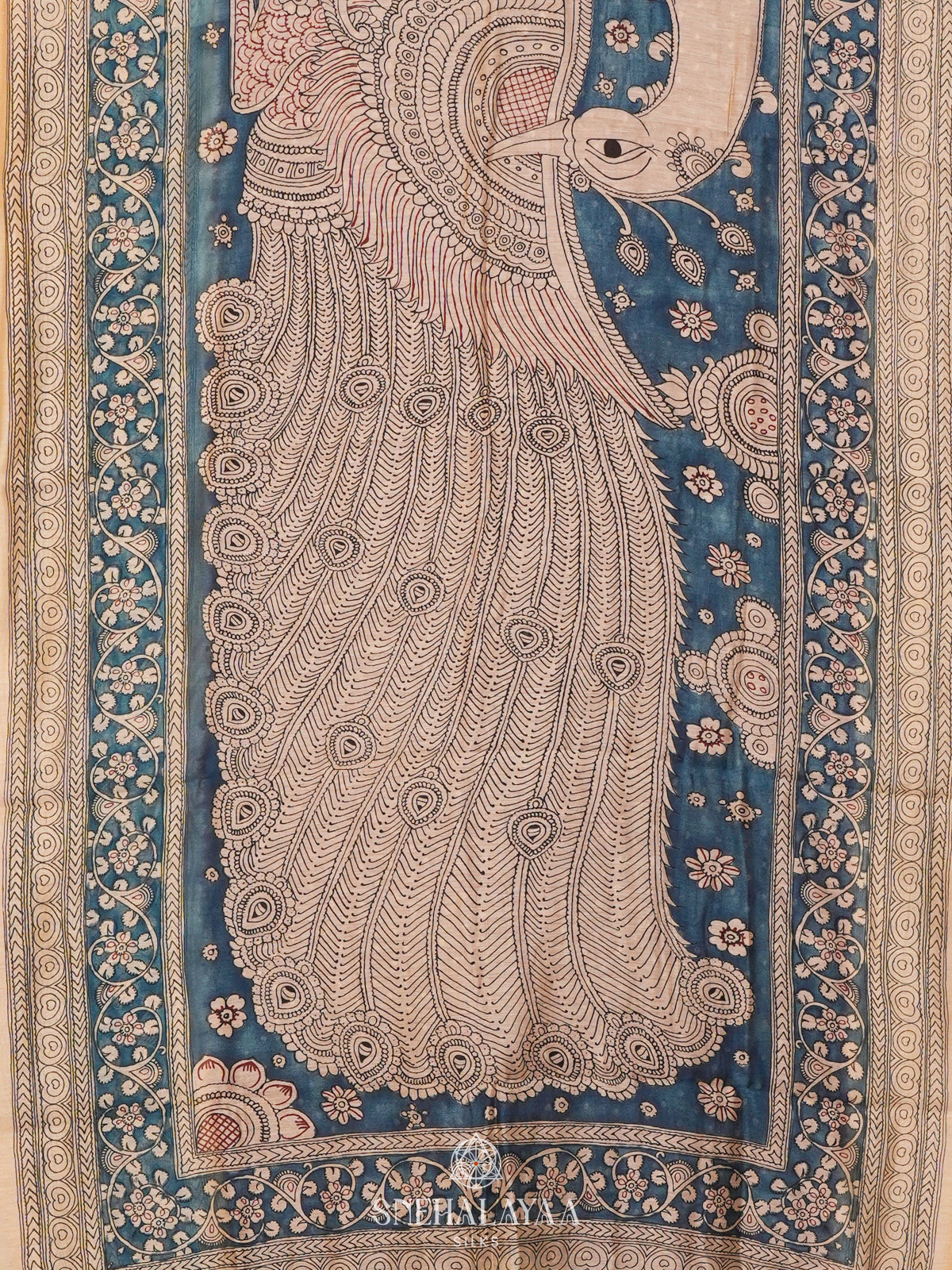 Brown Linen Saree