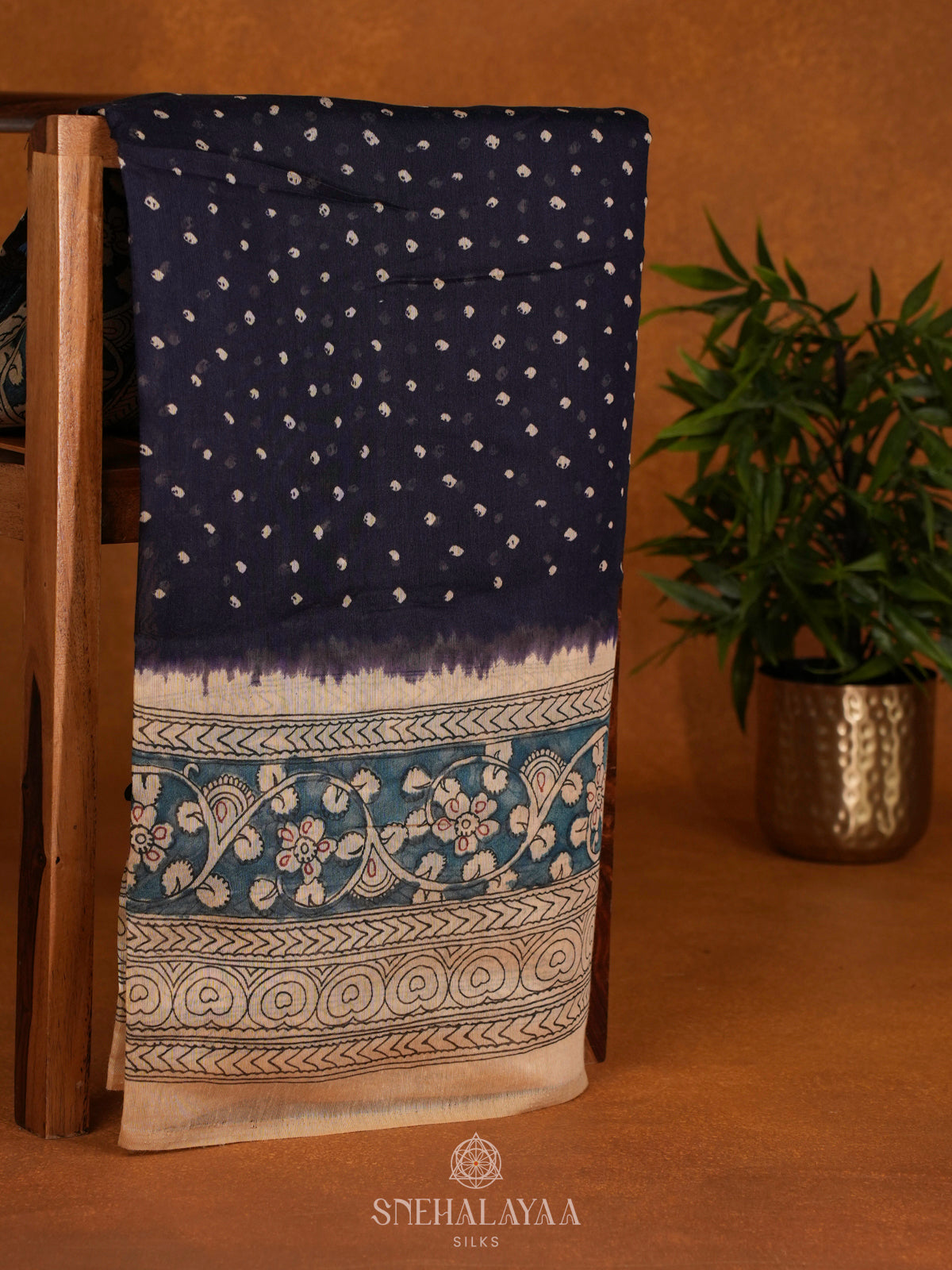 Purple Linen Saree