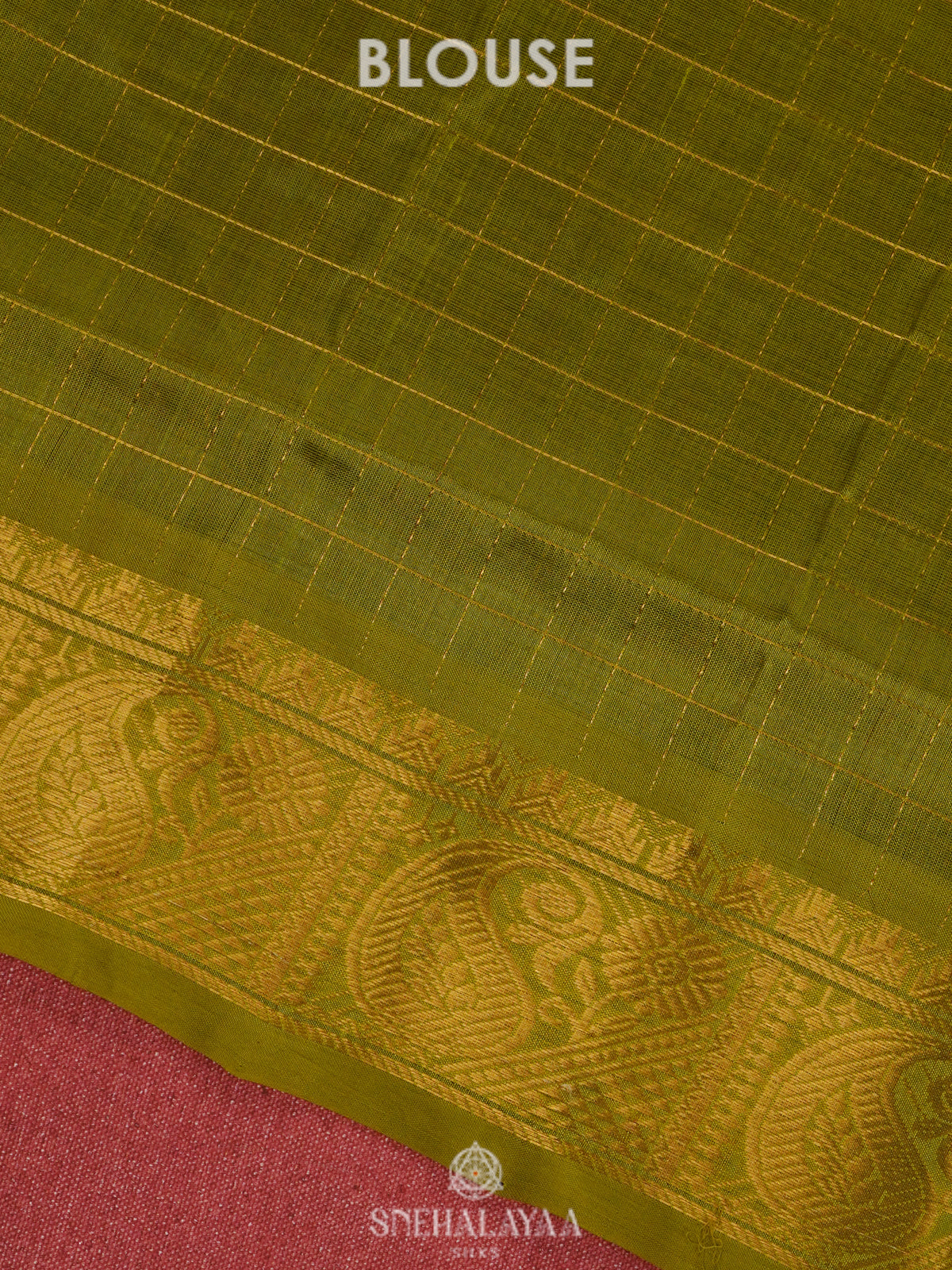 Magenta Kanchi Silk Cotton Saree with 1000 Buttas