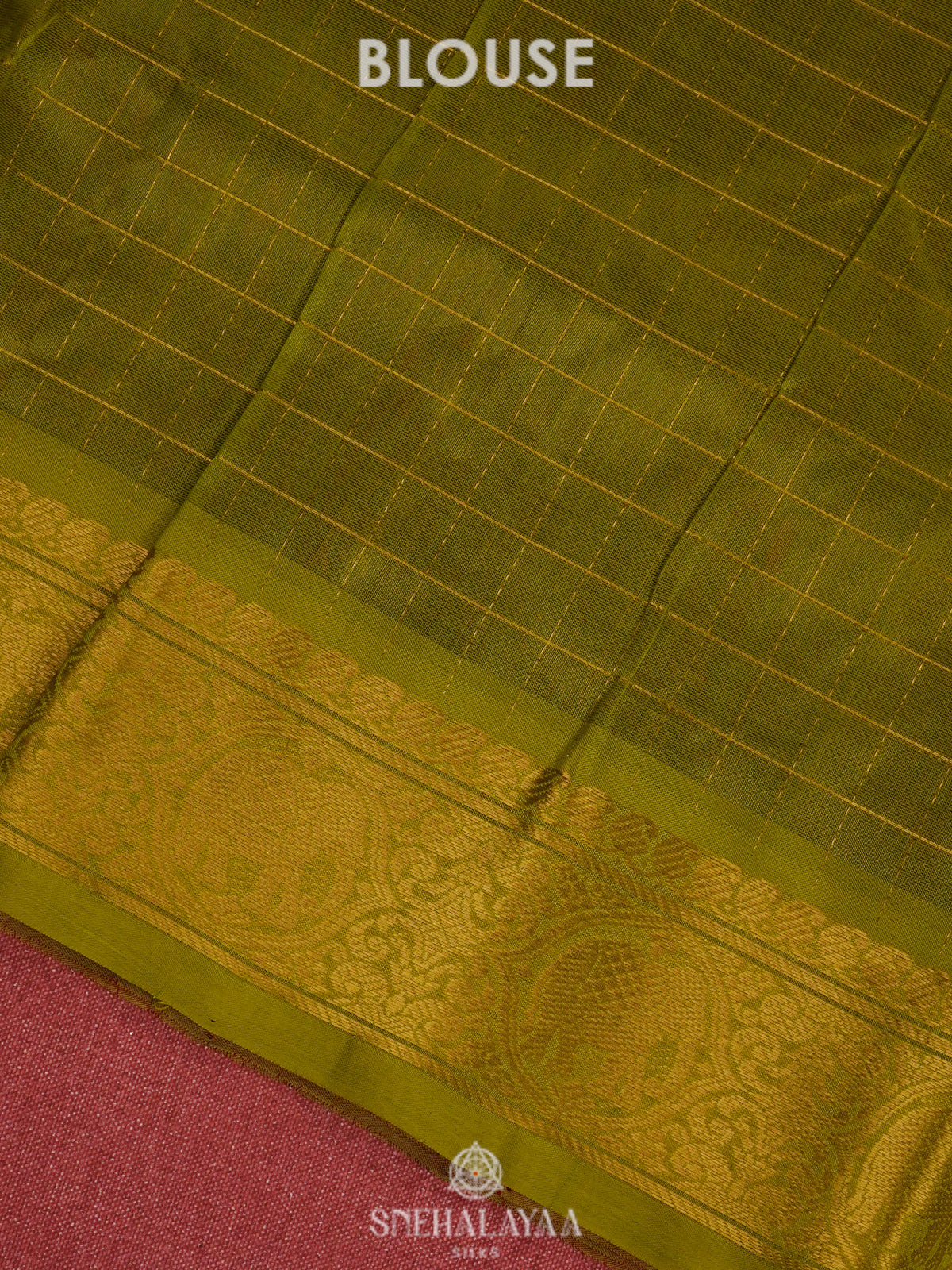 Maroon Kanchi Silk Cotton Saree with 1000 Buttas