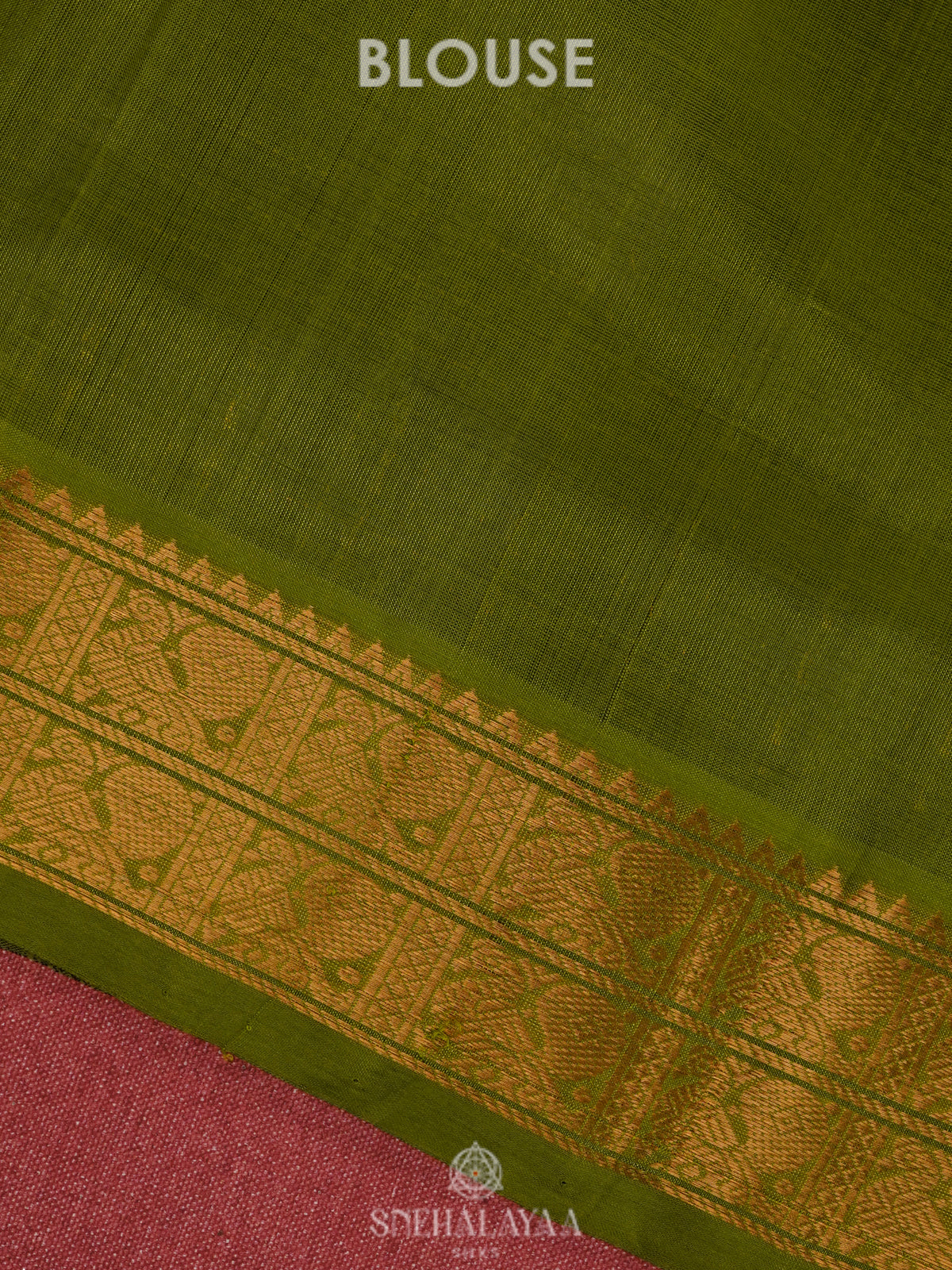 Black Kanchi Silk Cotton Saree with 1000 Buttas