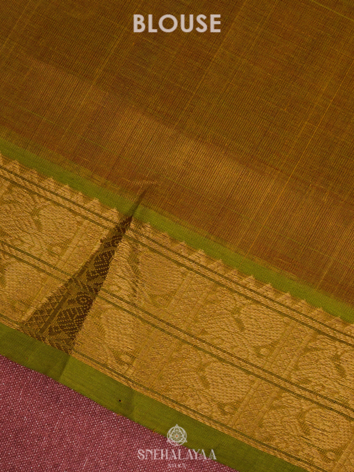 Pink Kanchi Silk Cotton Saree with 1000 Buttas