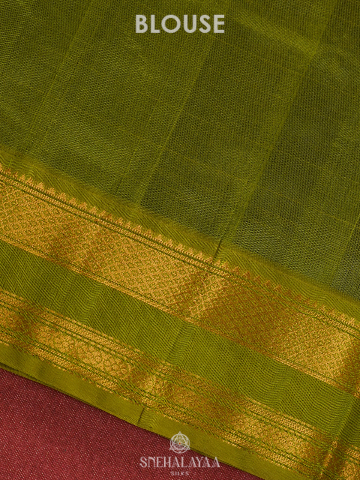 Royal Blue  Silk Cotton Saree with Zari Woven Buttas and Rettapet Zari Border