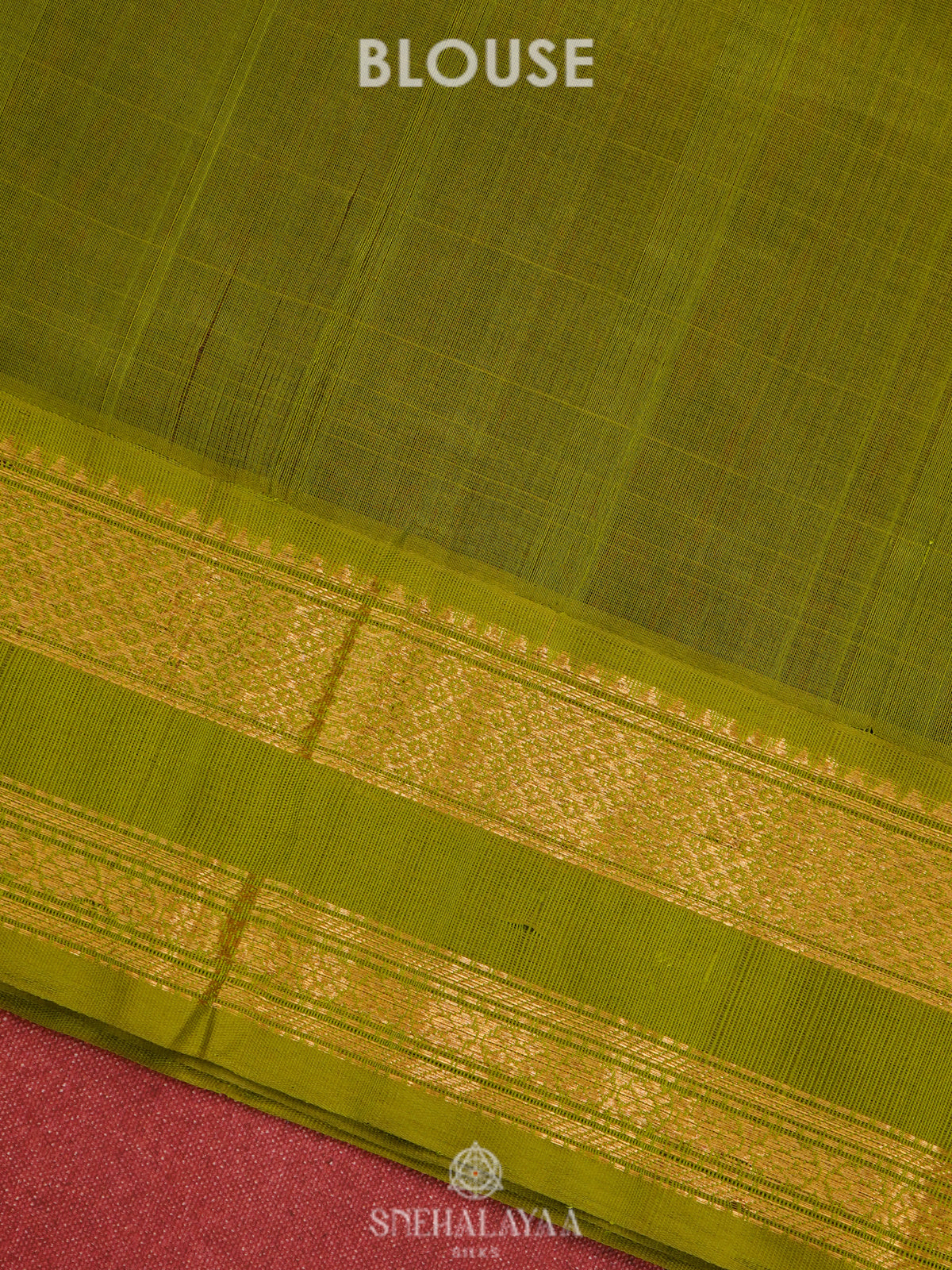 Maroon Silk Cotton Saree with Zari Woven Buttas and Rettapet Zari Border