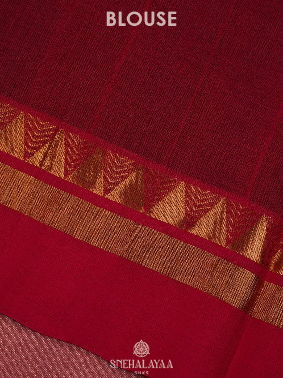 Forest Green Silk Cotton Saree with Zari Woven Buttas and Temple Border