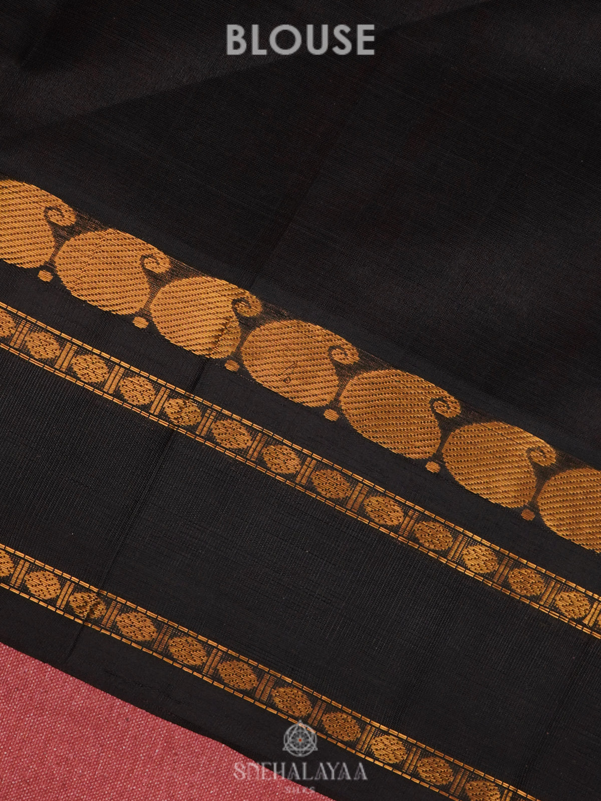 Pink Kanchi Silk Cotton Saree with 1000 Buttas