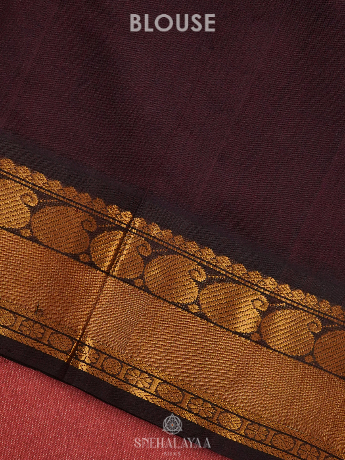 Pink Silk Cotton Saree with Zari Woven Buttas and Rich Golden Zari Border