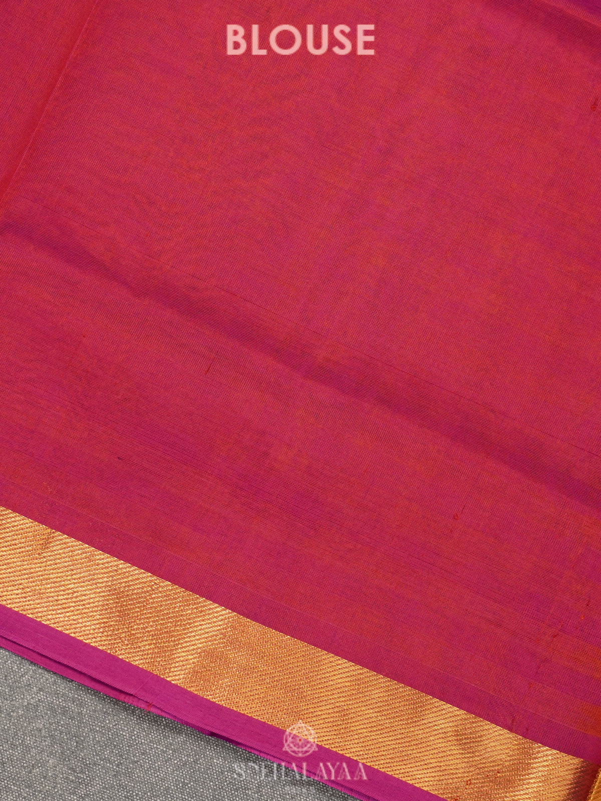 Multicolour Checked Silk Cotton Saree with Paalum Pazhamum Design and Zari Woven Border