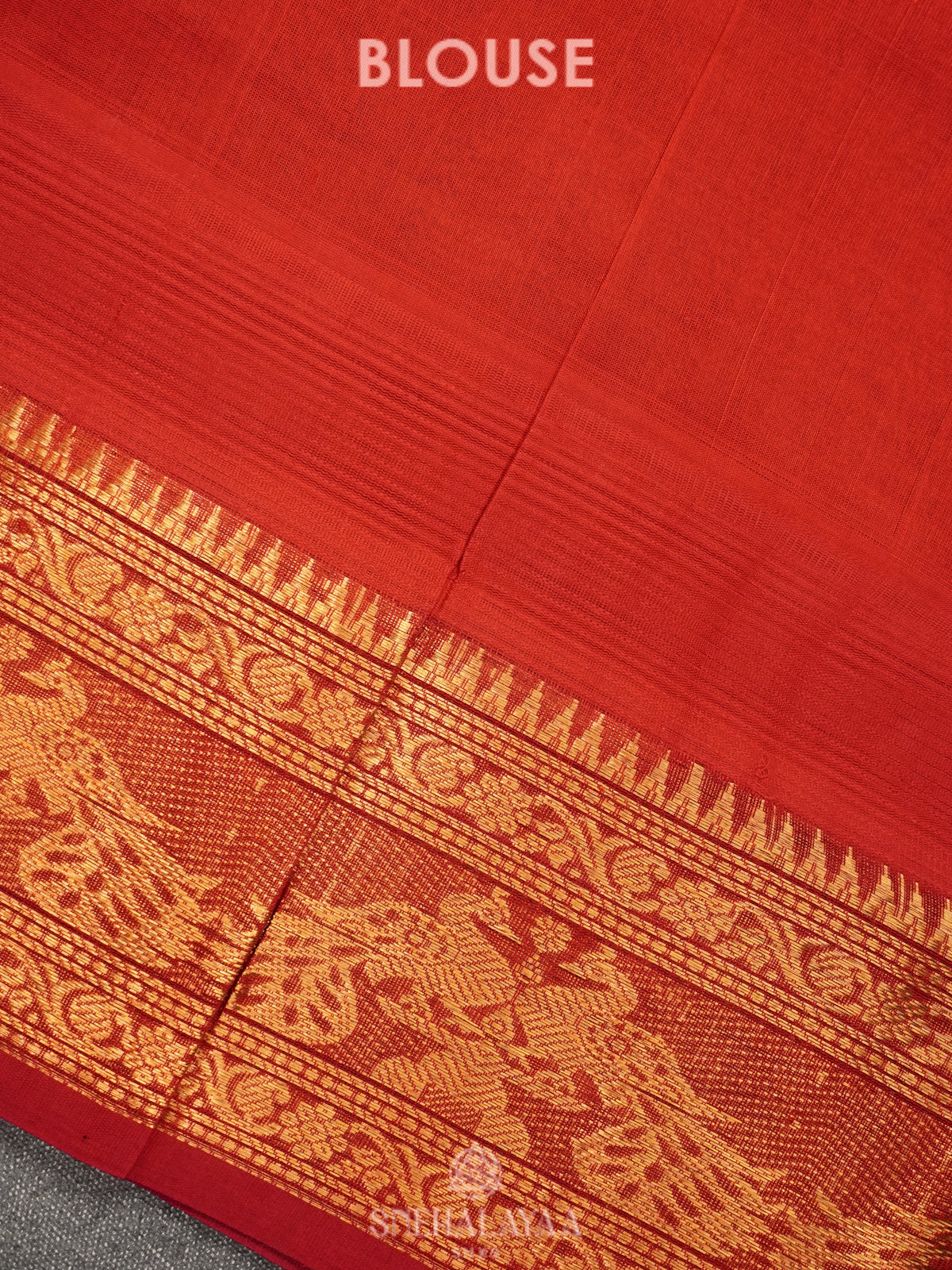 Multicolour Checked Silk Cotton Saree with Paalum Pazhamum Design and Zari Woven Border