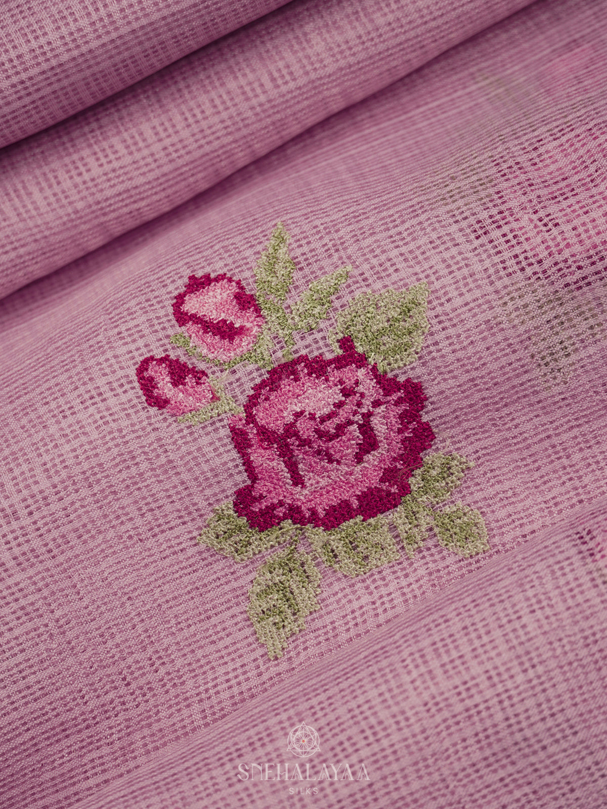 Lilac Kota Saree