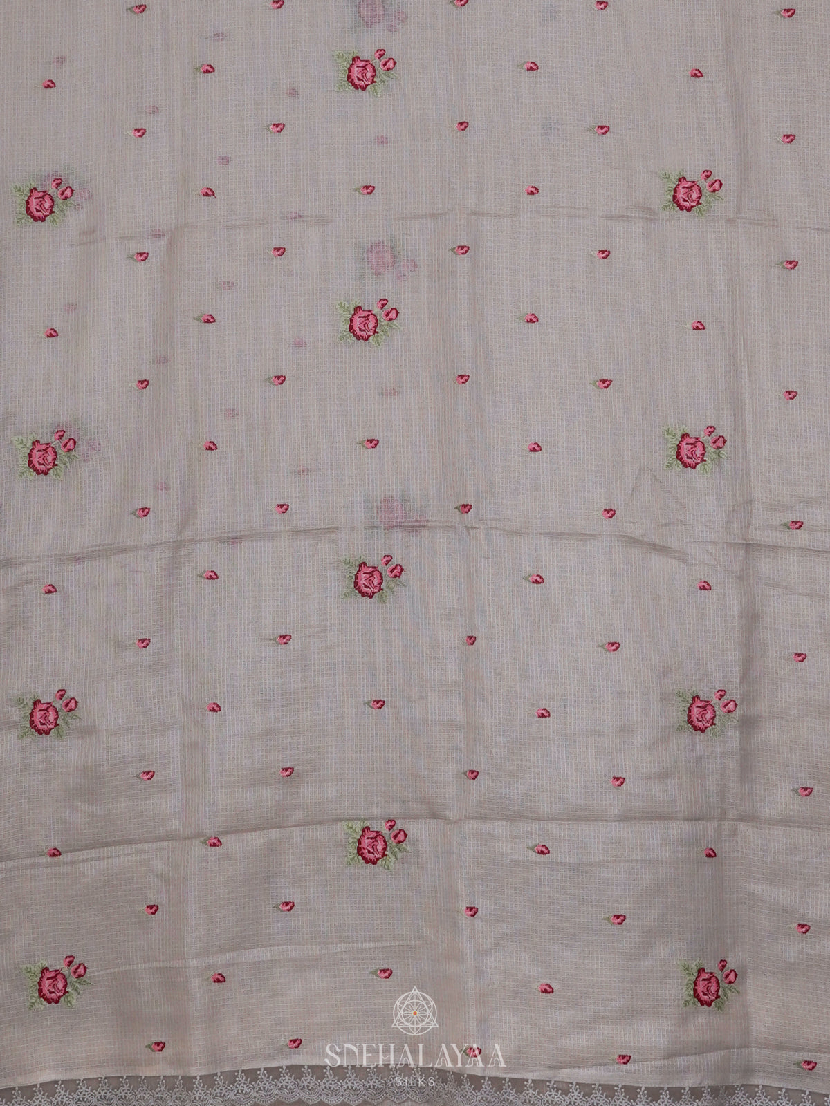 Grey Kota Saree