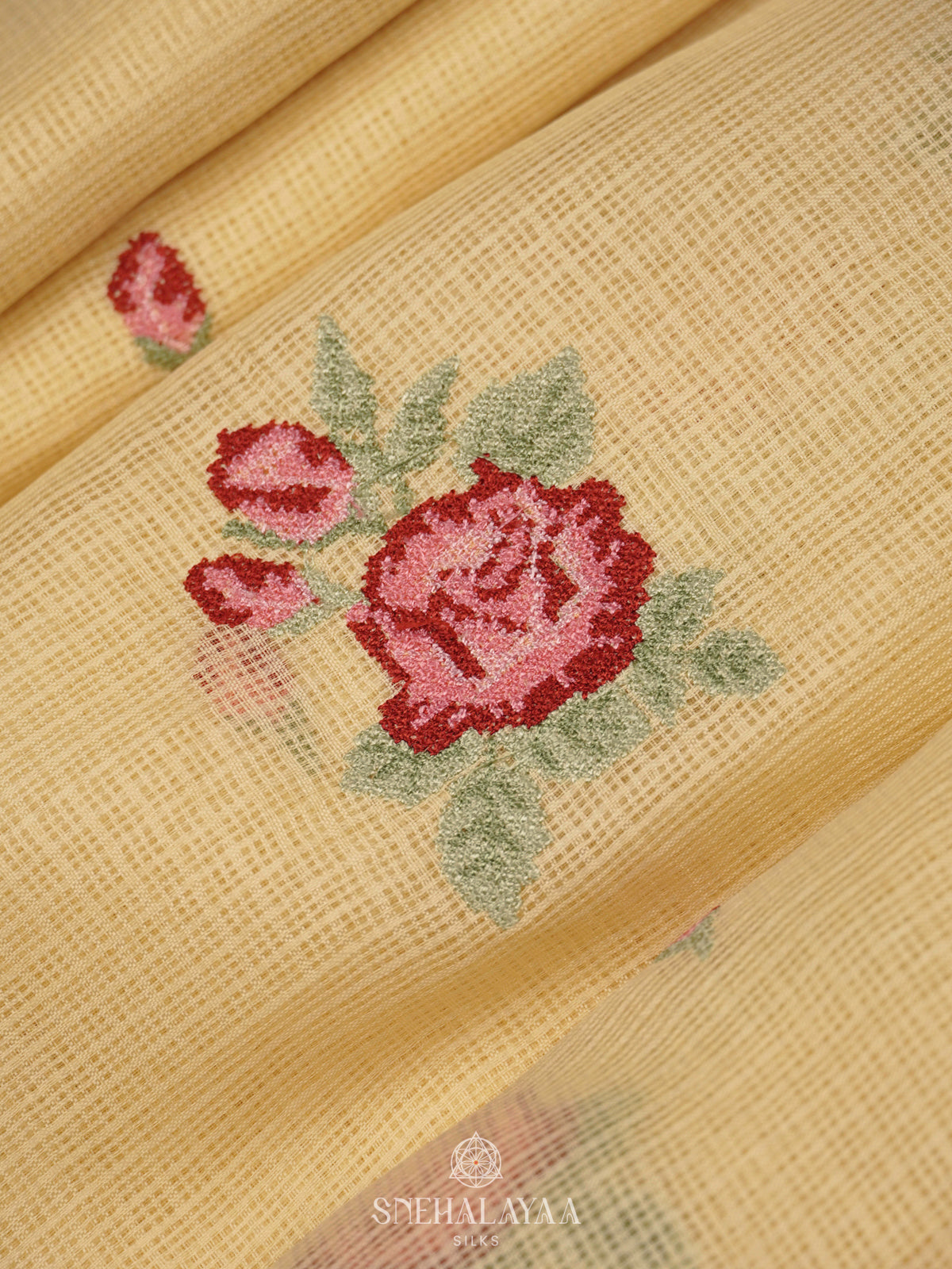 Yellow Kota Saree